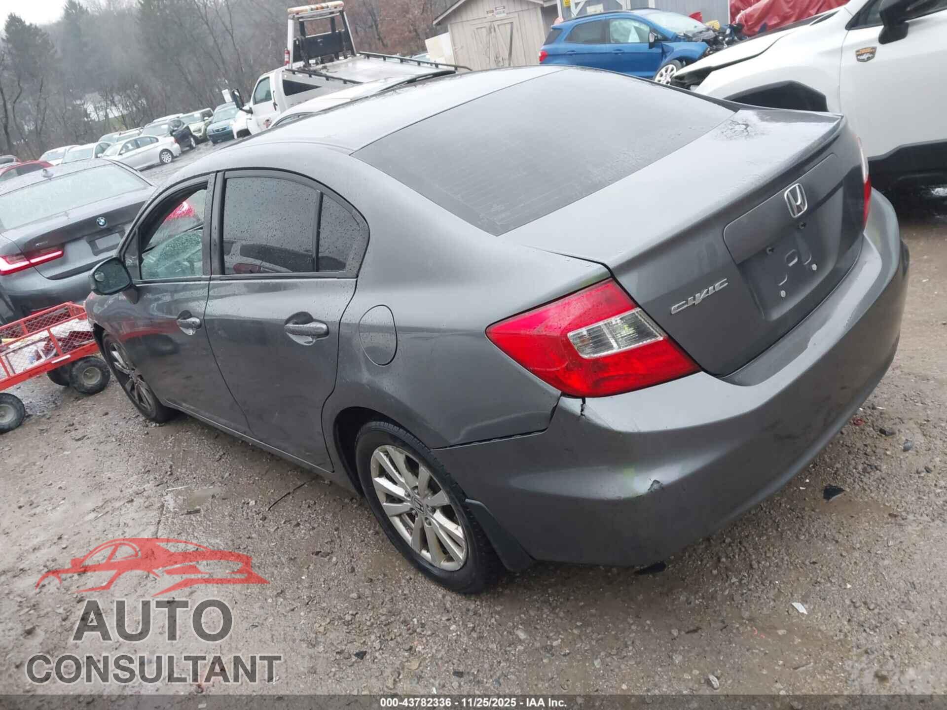 HONDA CIVIC 2012 - 19XFB2F87CE305505
