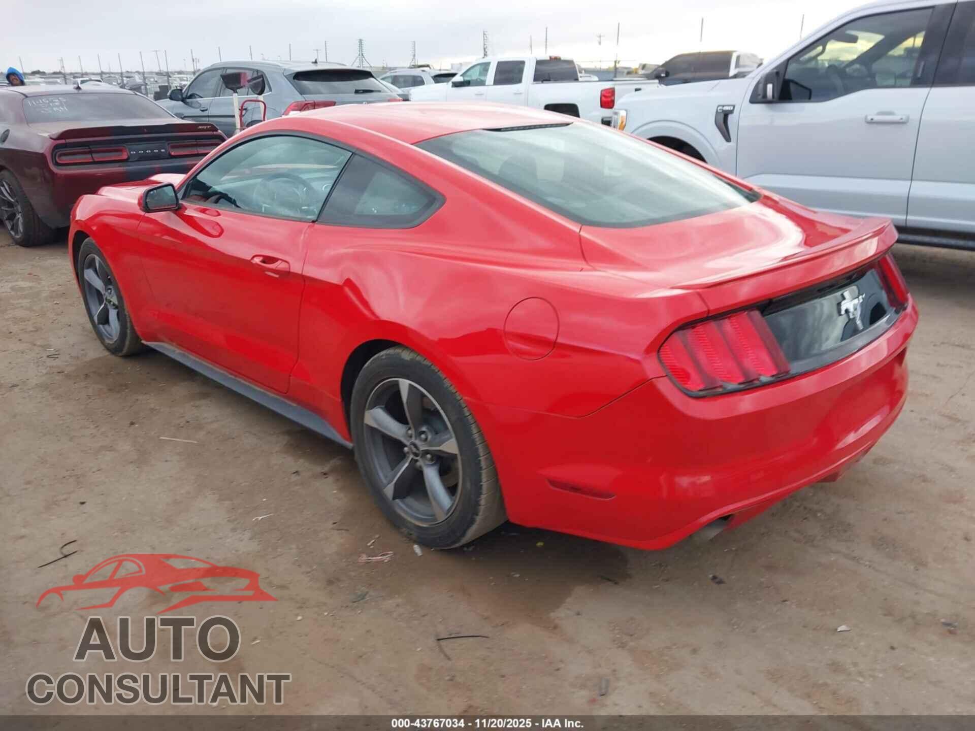 FORD MUSTANG 2016 - 1FA6P8AM7G5247511