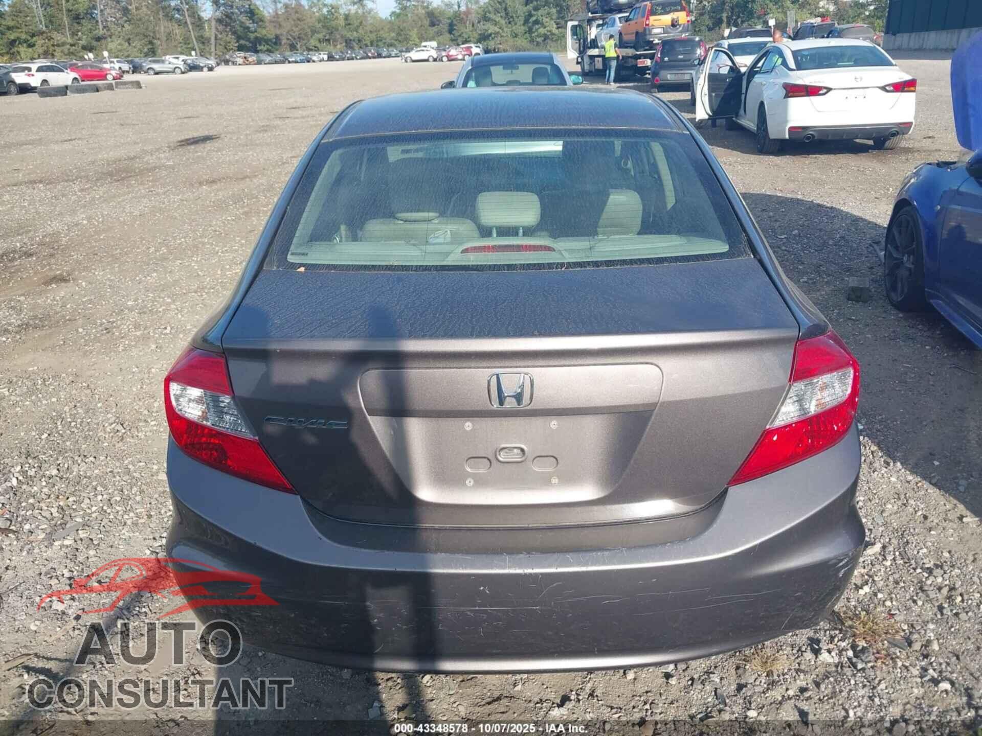 HONDA CIVIC 2012 - 19XFB2F92CE312595