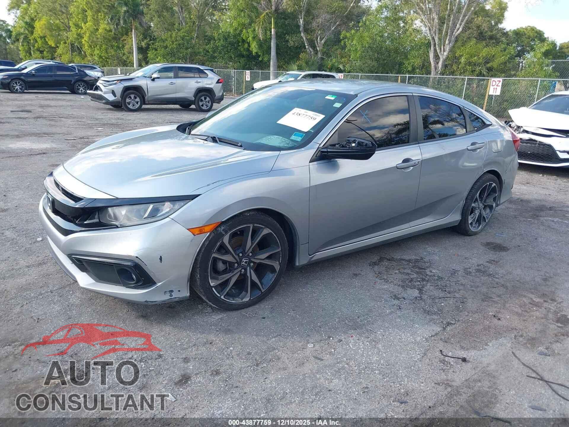HONDA CIVIC 2020 - 19XFC2F88LE003458