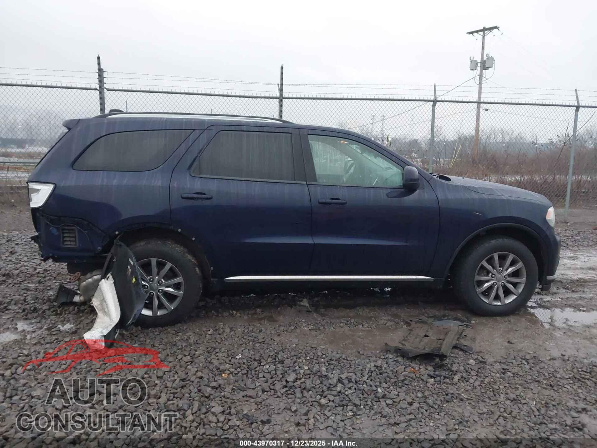 DODGE DURANGO 2017 - 1C4RDJAG3HC871417