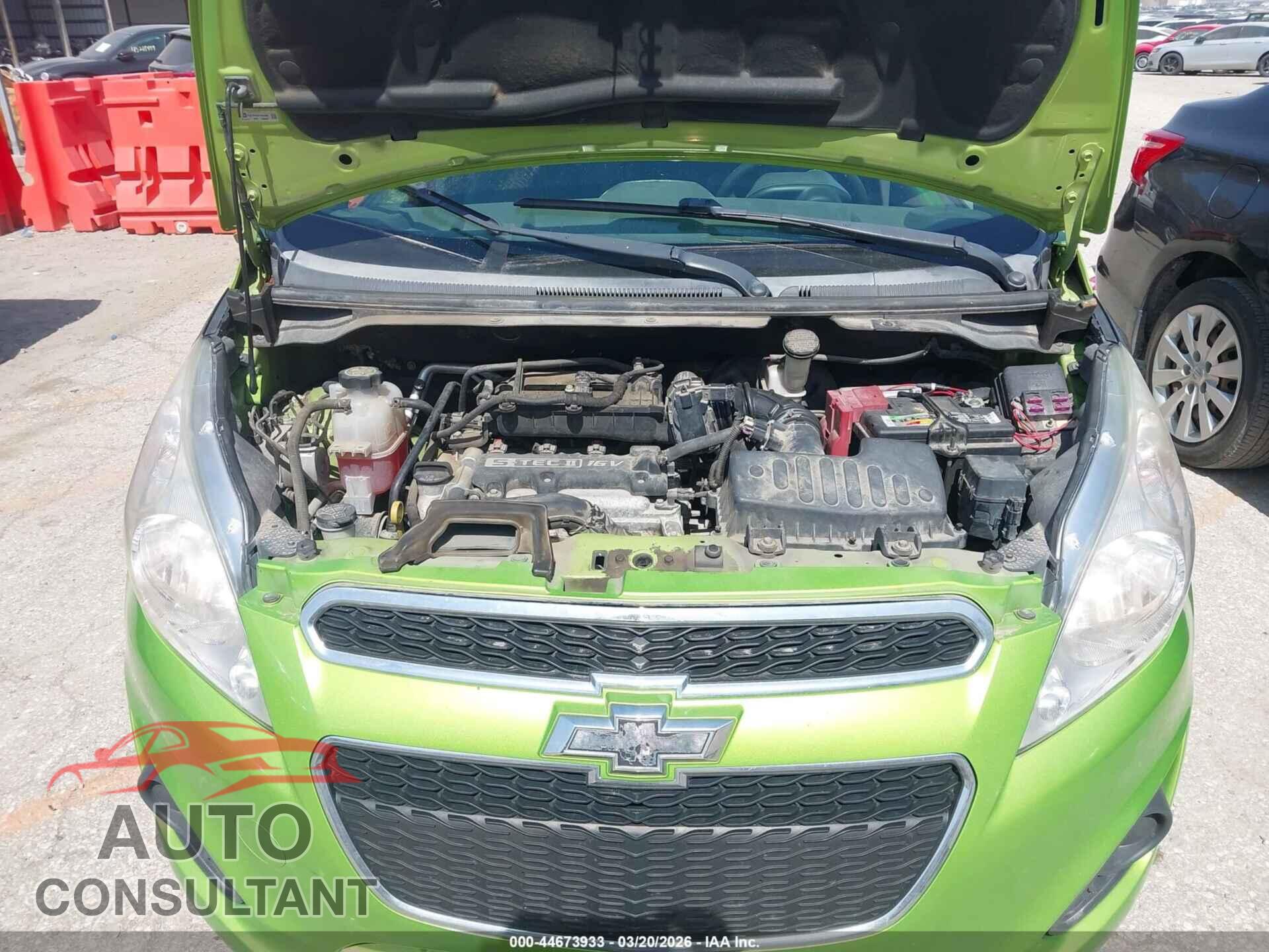 CHEVROLET SPARK 2014 - KL8CD6S96EC503000