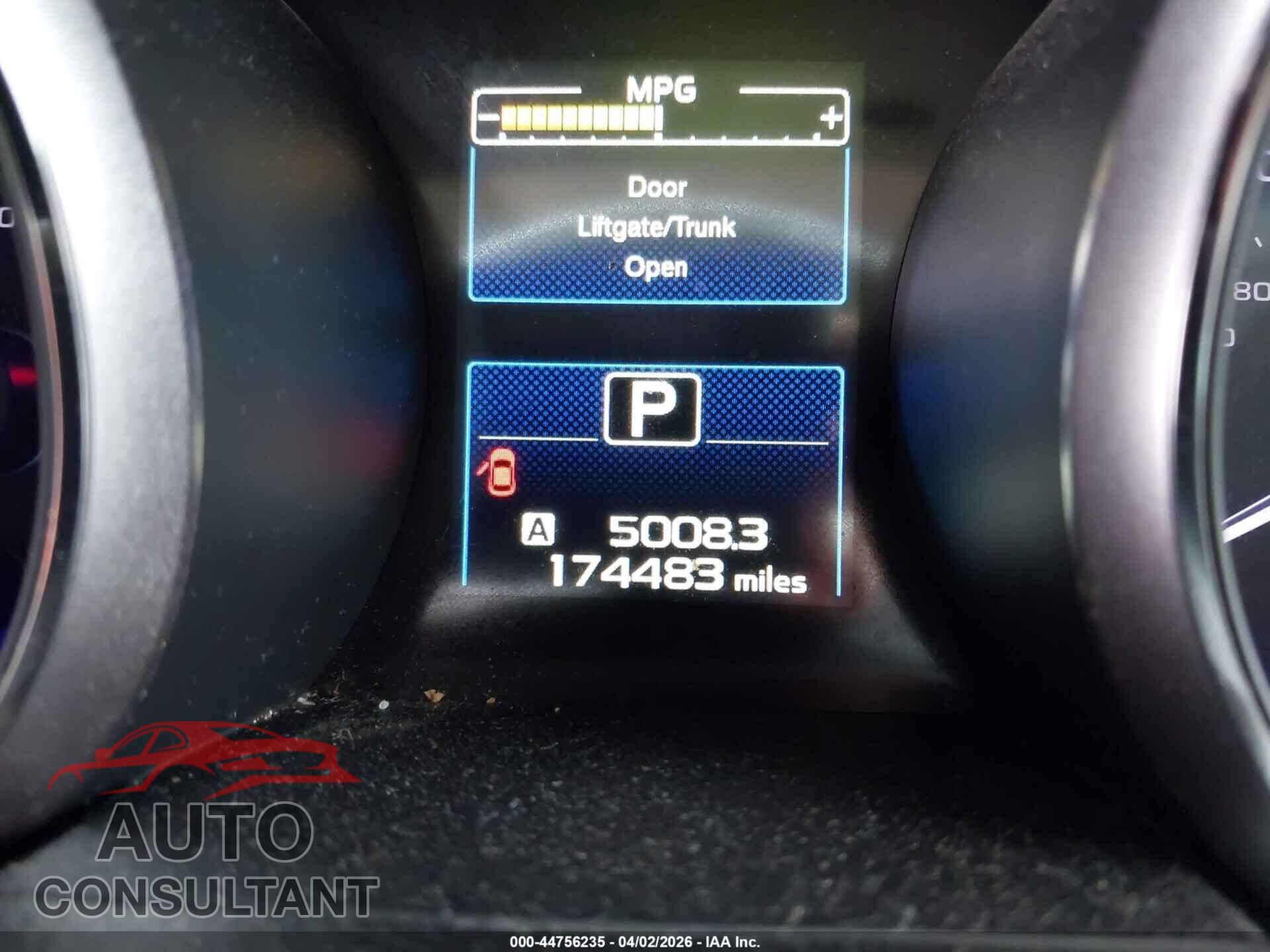 SUBARU OUTBACK 2015 - 4S4BSBCC4F3208583