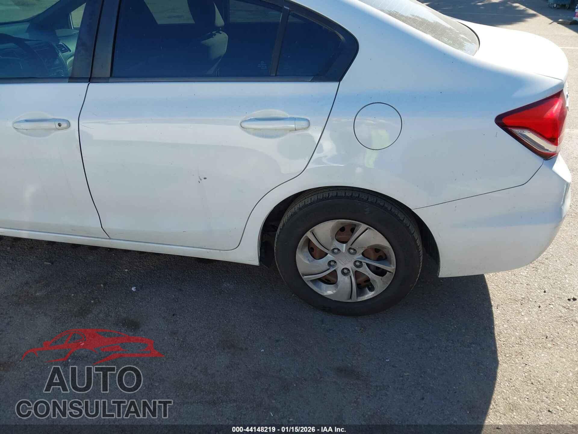 HONDA CIVIC 2013 - 19XFB2F52DE201429