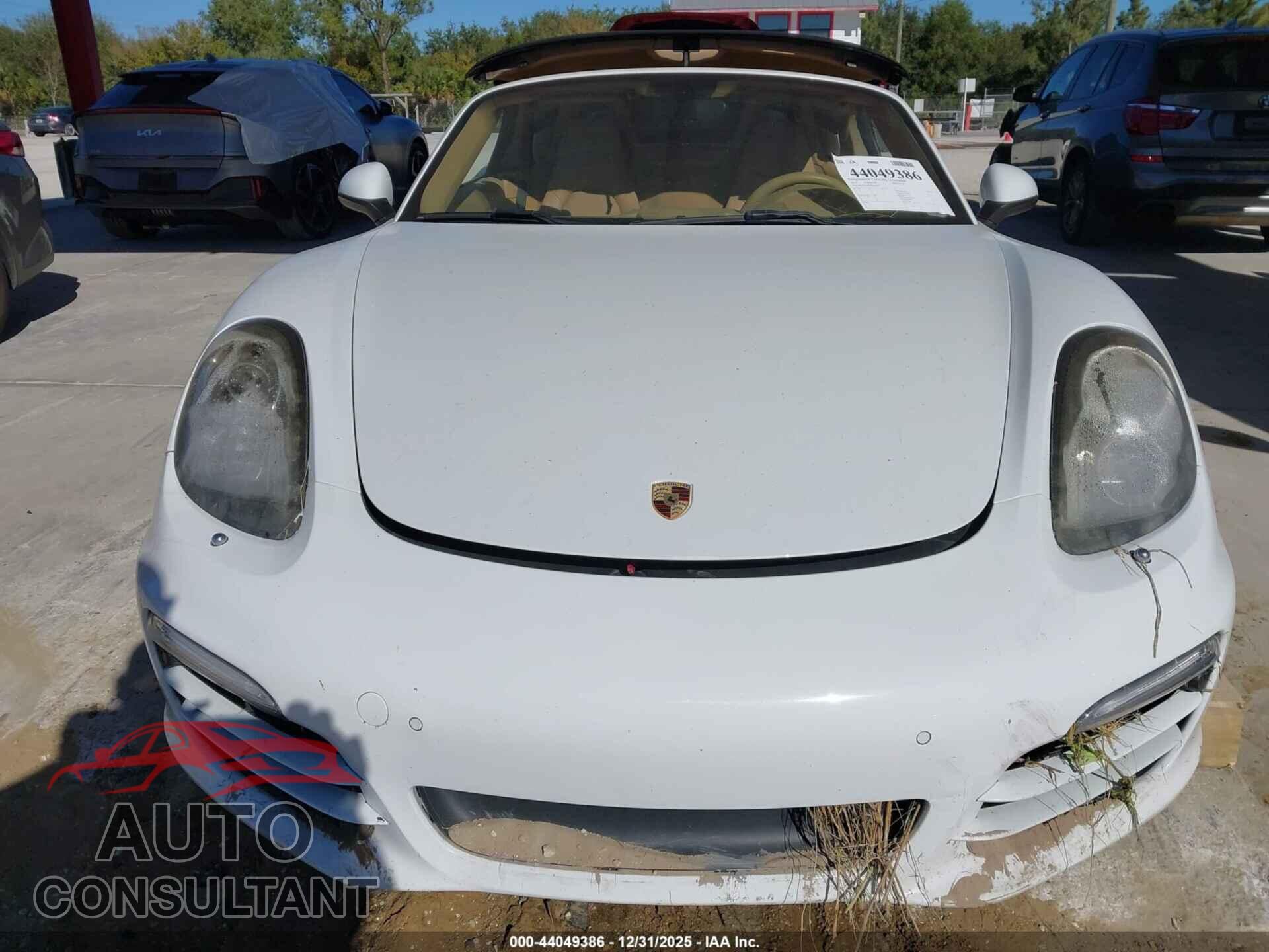PORSCHE BOXSTER 2014 - WP0CA2A85EK120477