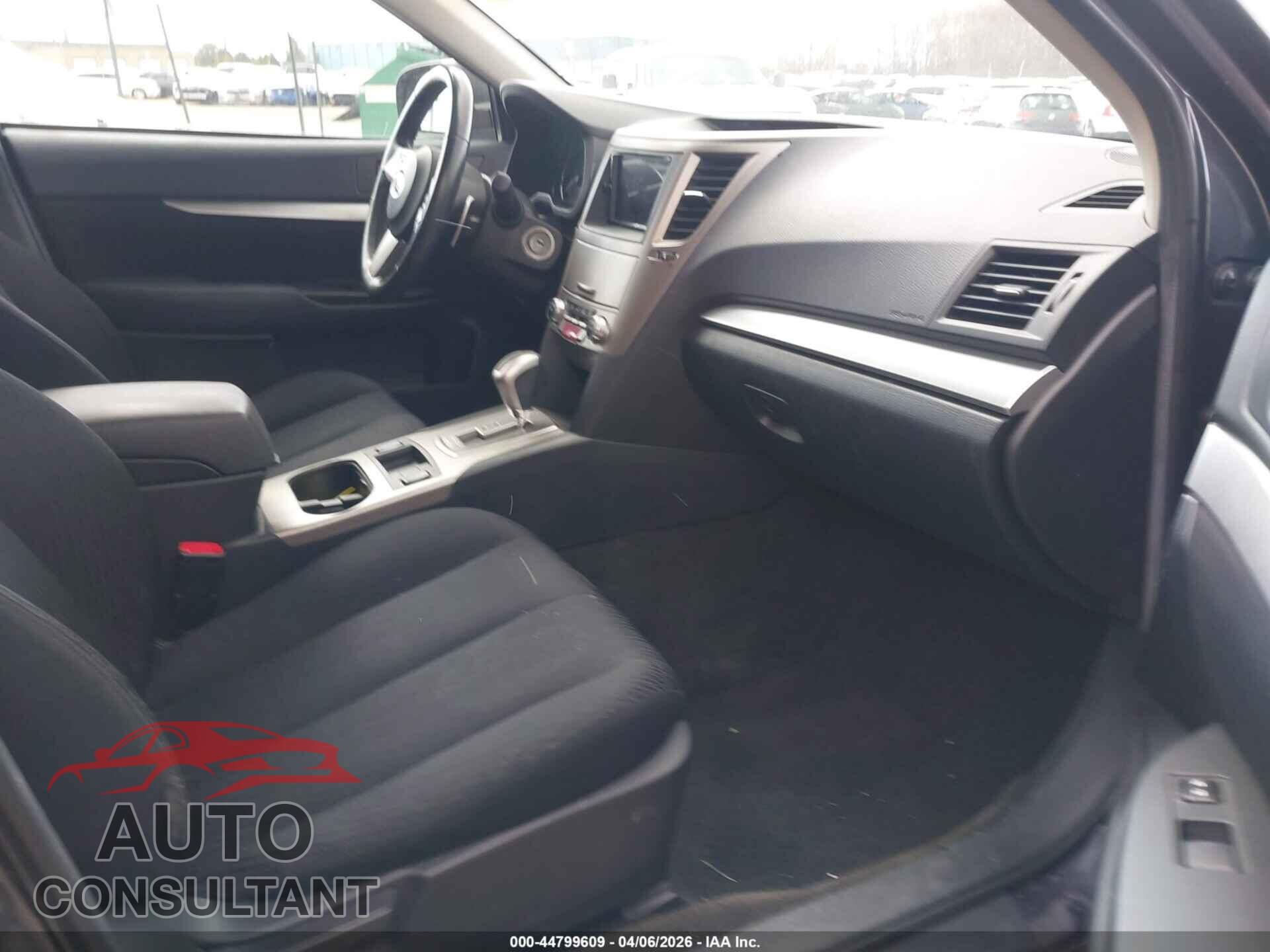 SUBARU OUTBACK 2011 - 4S4BRCCC3B3414845