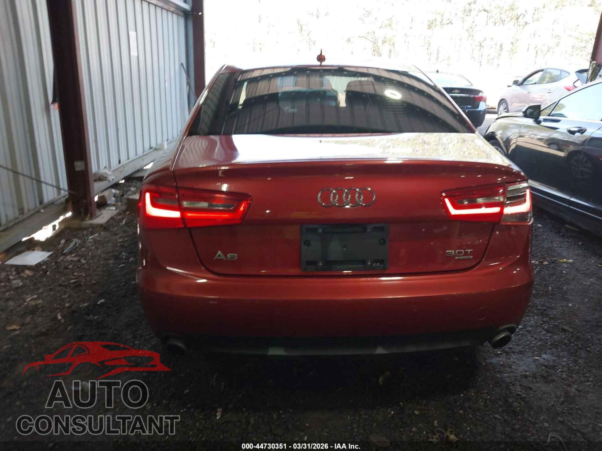 AUDI A6 2013 - WAUGGAFC3DN082247