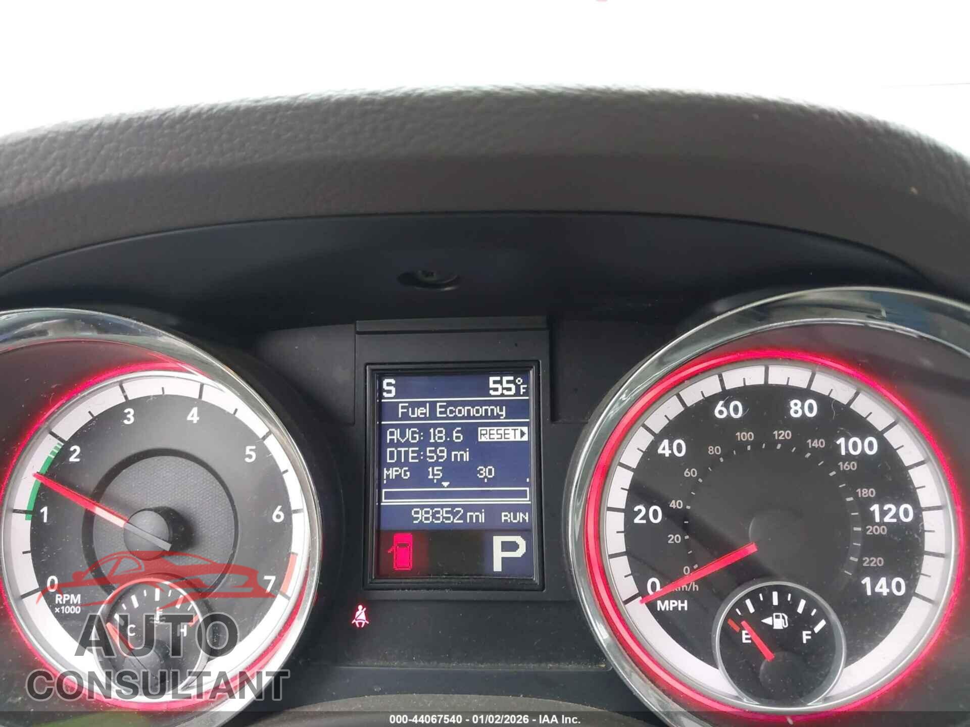 DODGE DURANGO 2013 - 1C4RDHDG5DC553832