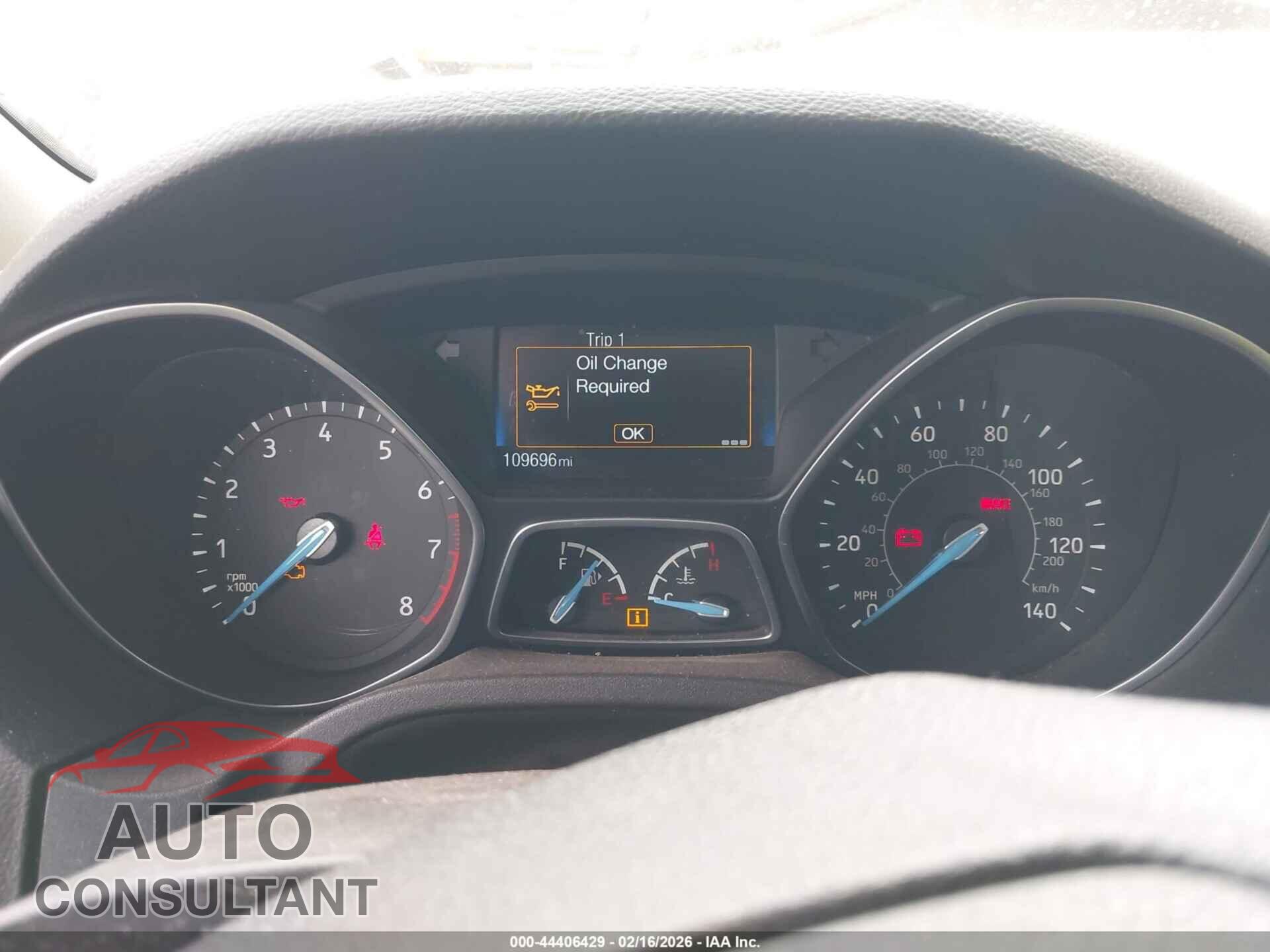 FORD FOCUS 2016 - 1FADP3E27GL362785