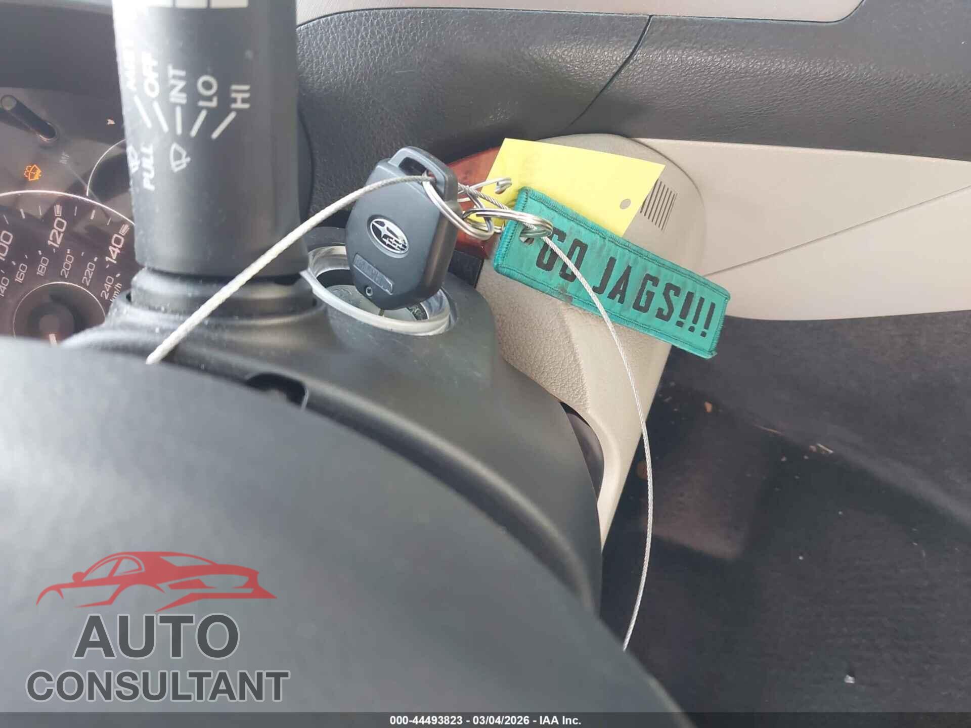 SUBARU OUTBACK 2012 - 4S4BRBKC6C3205998