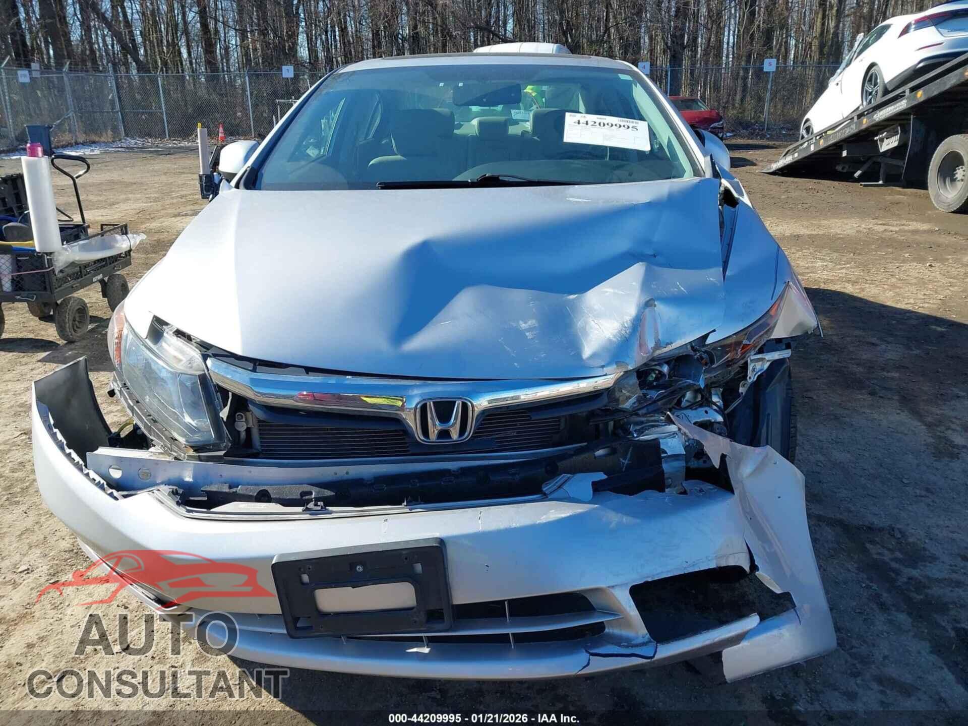 HONDA CIVIC 2012 - 19XFB2F96CE322871
