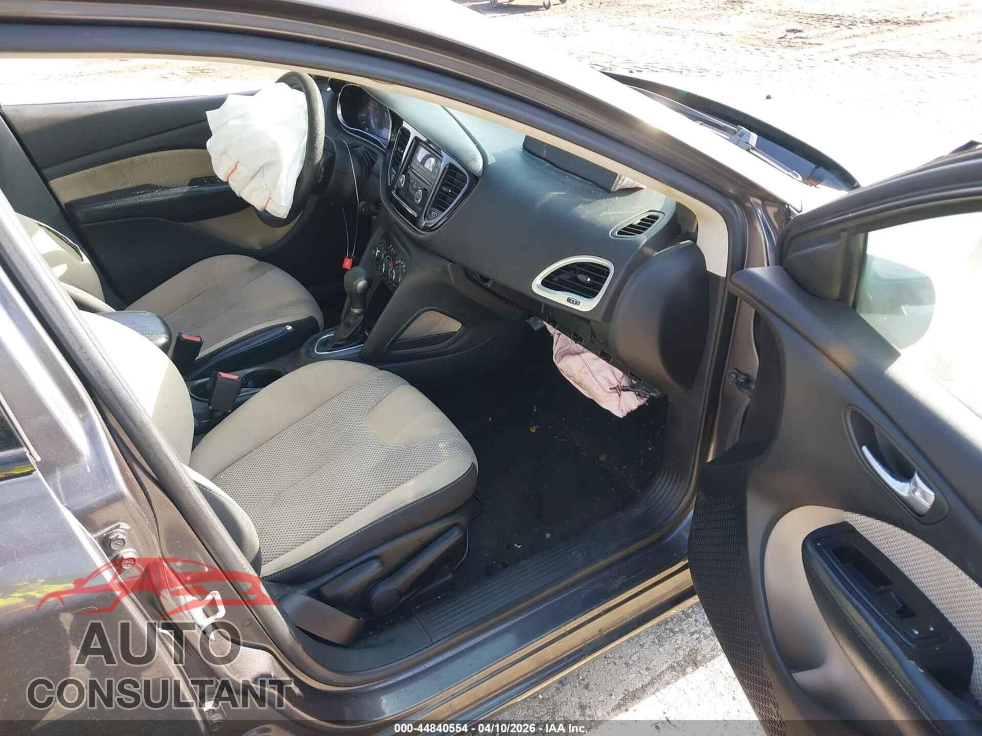 DODGE DART 2015 - 1C3CDFBB5FD193125