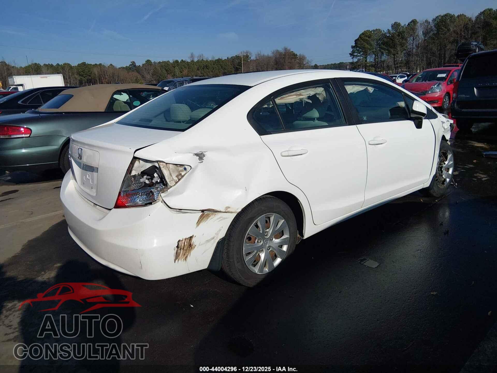 HONDA CIVIC 2012 - 19XFB2F50CE073948