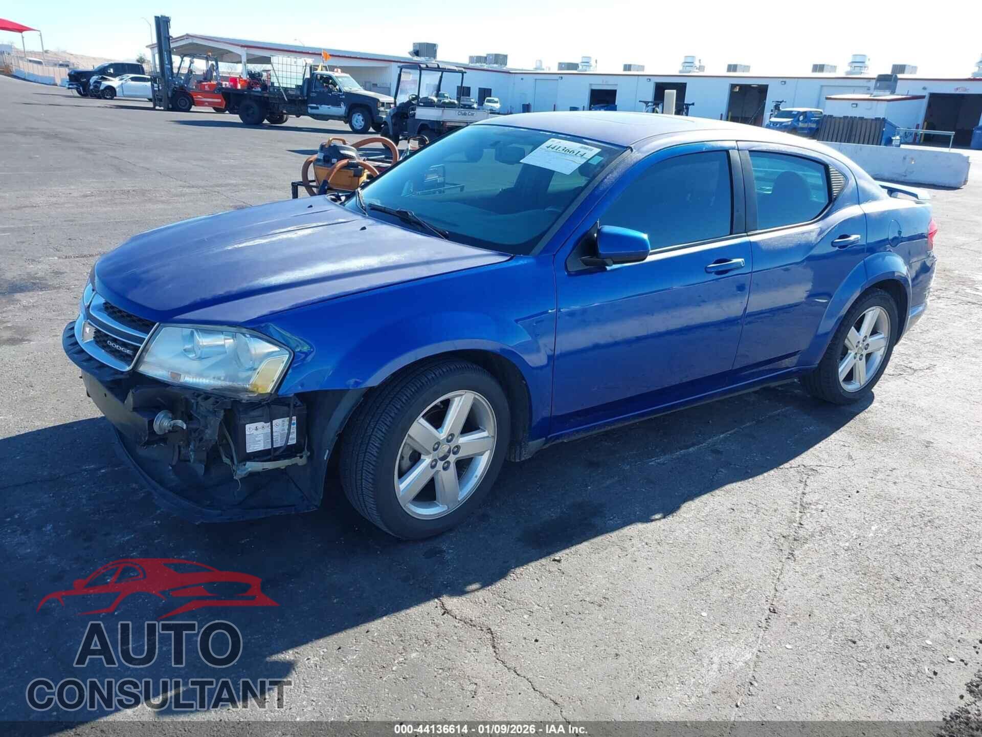 DODGE AVENGER 2012 - 1C3CDZCB3CN215225