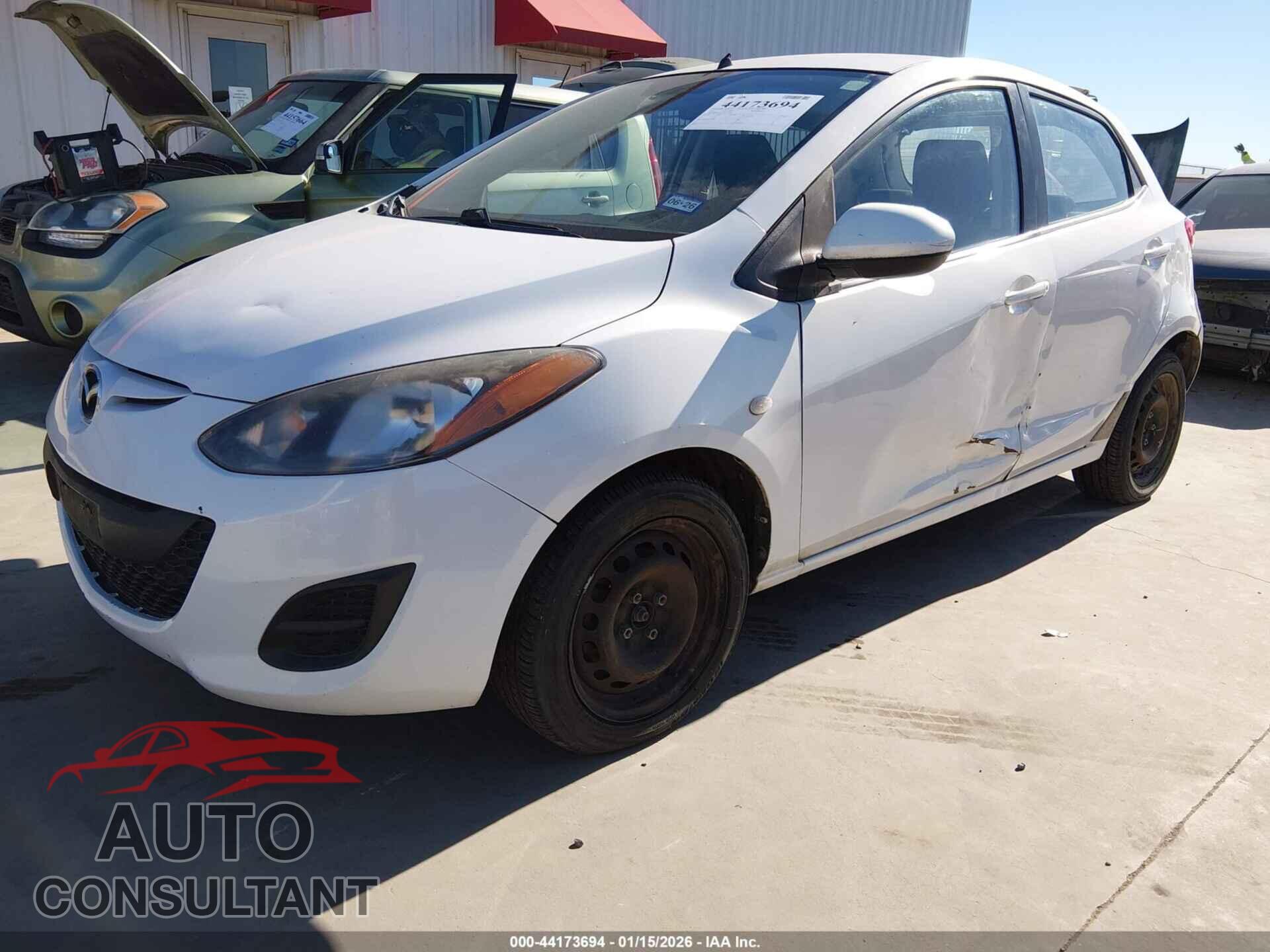MAZDA MAZDA2 2014 - JM1DE1KY1E0175604