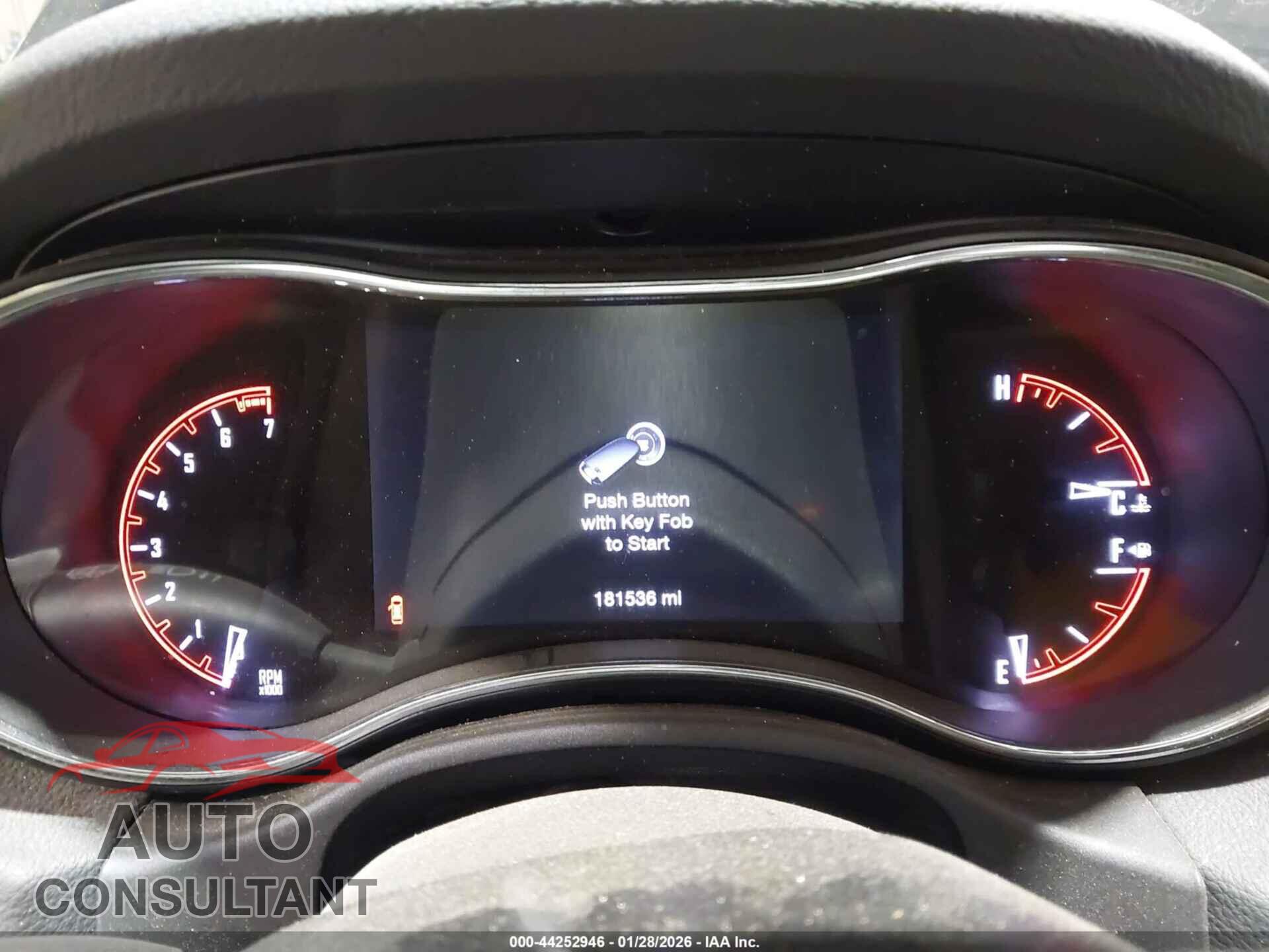 DODGE DURANGO 2017 - 1C4RDHDG5HC628986