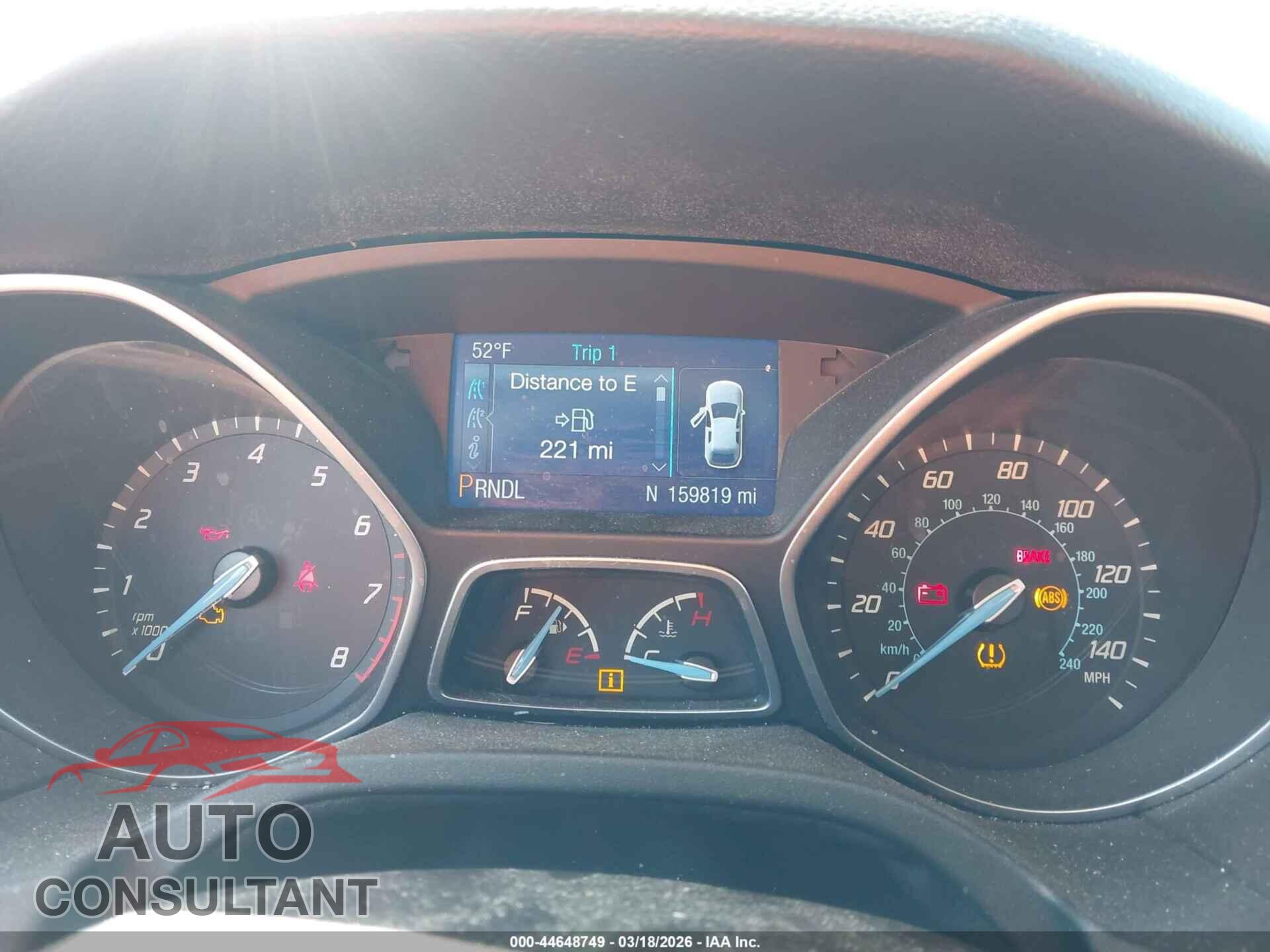 FORD FOCUS 2014 - 1FADP3F21EL202557