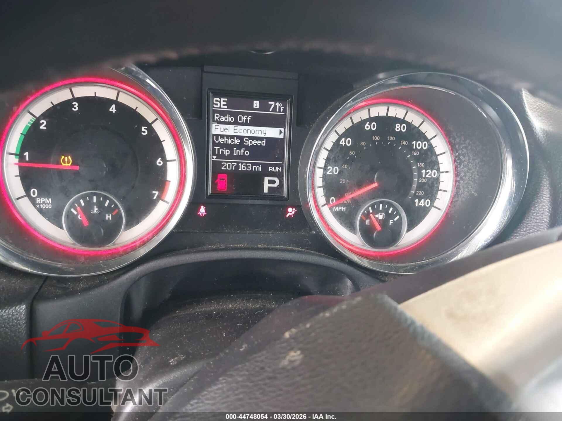 DODGE DURANGO 2013 - 1C4RDJAG3DC678761