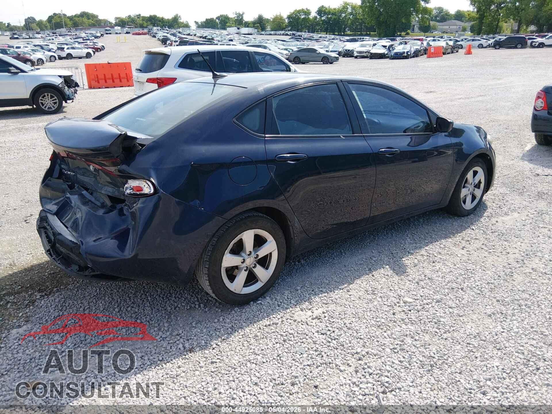 DODGE DART 2015 - 1C3CDFBB3FD265763