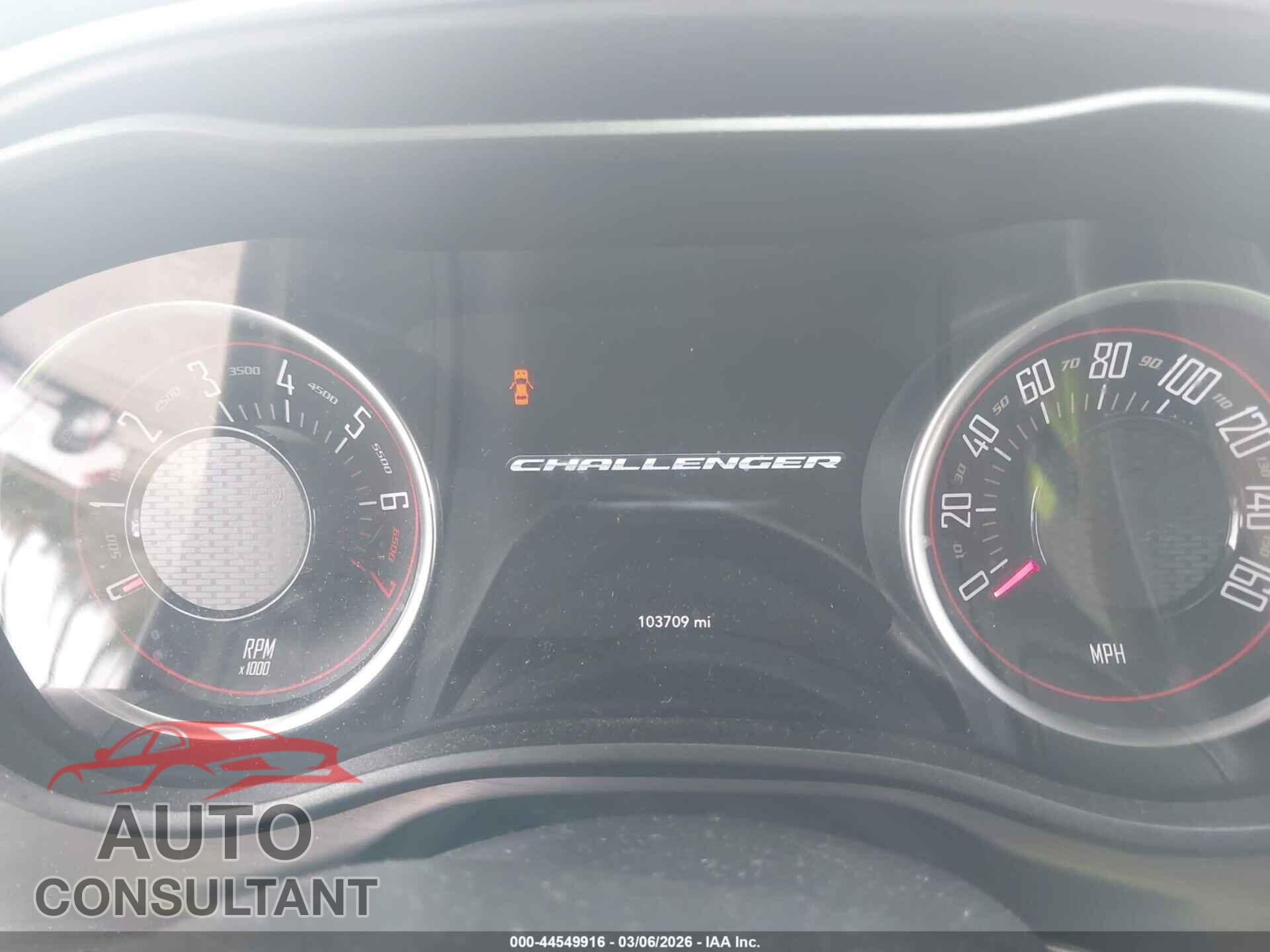 DODGE CHALLENGER 2017 - 2C3CDZAG9HH540864