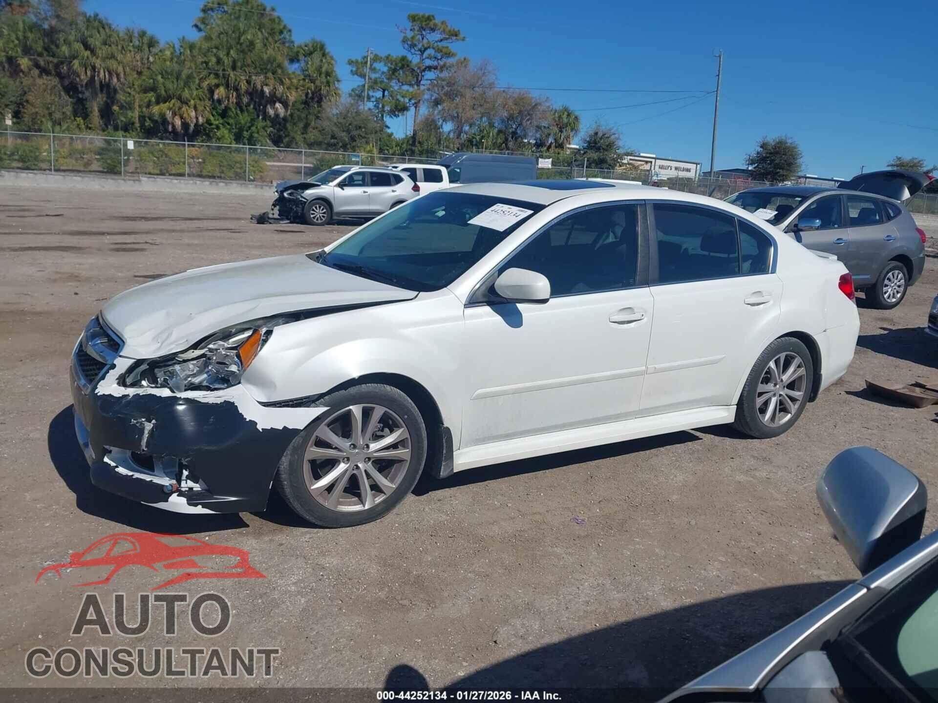 SUBARU LEGACY 2013 - 4S3BMDP64D2012516