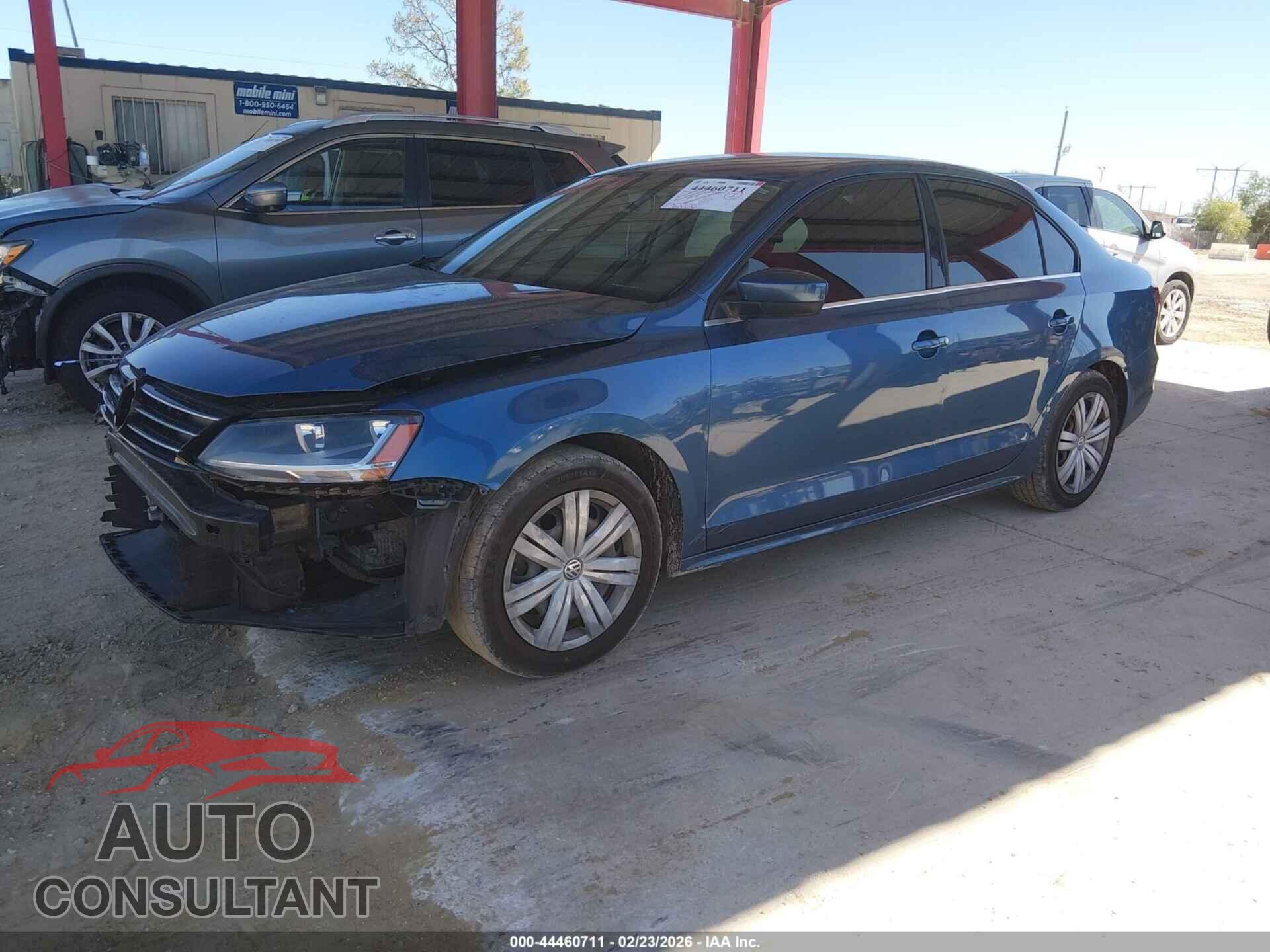 VOLKSWAGEN JETTA 2017 - 3VW2B7AJ2HM345765