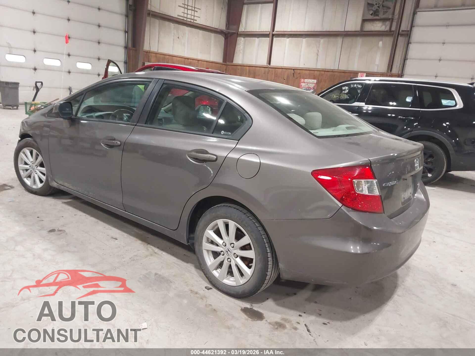 HONDA CIVIC 2012 - 19XFB2F81CE332053