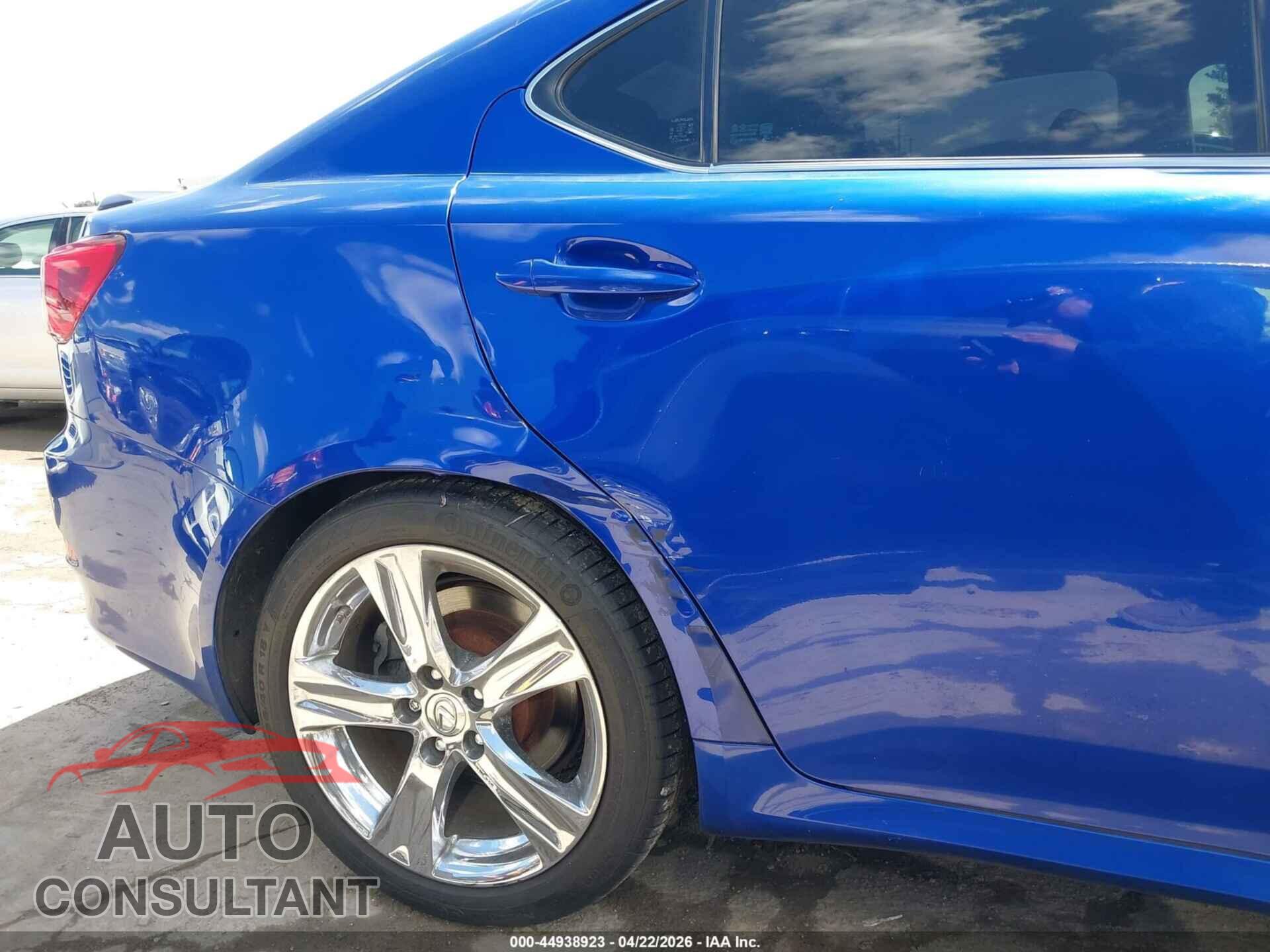 LEXUS IS 250 2012 - JTHBF5C28C2102607