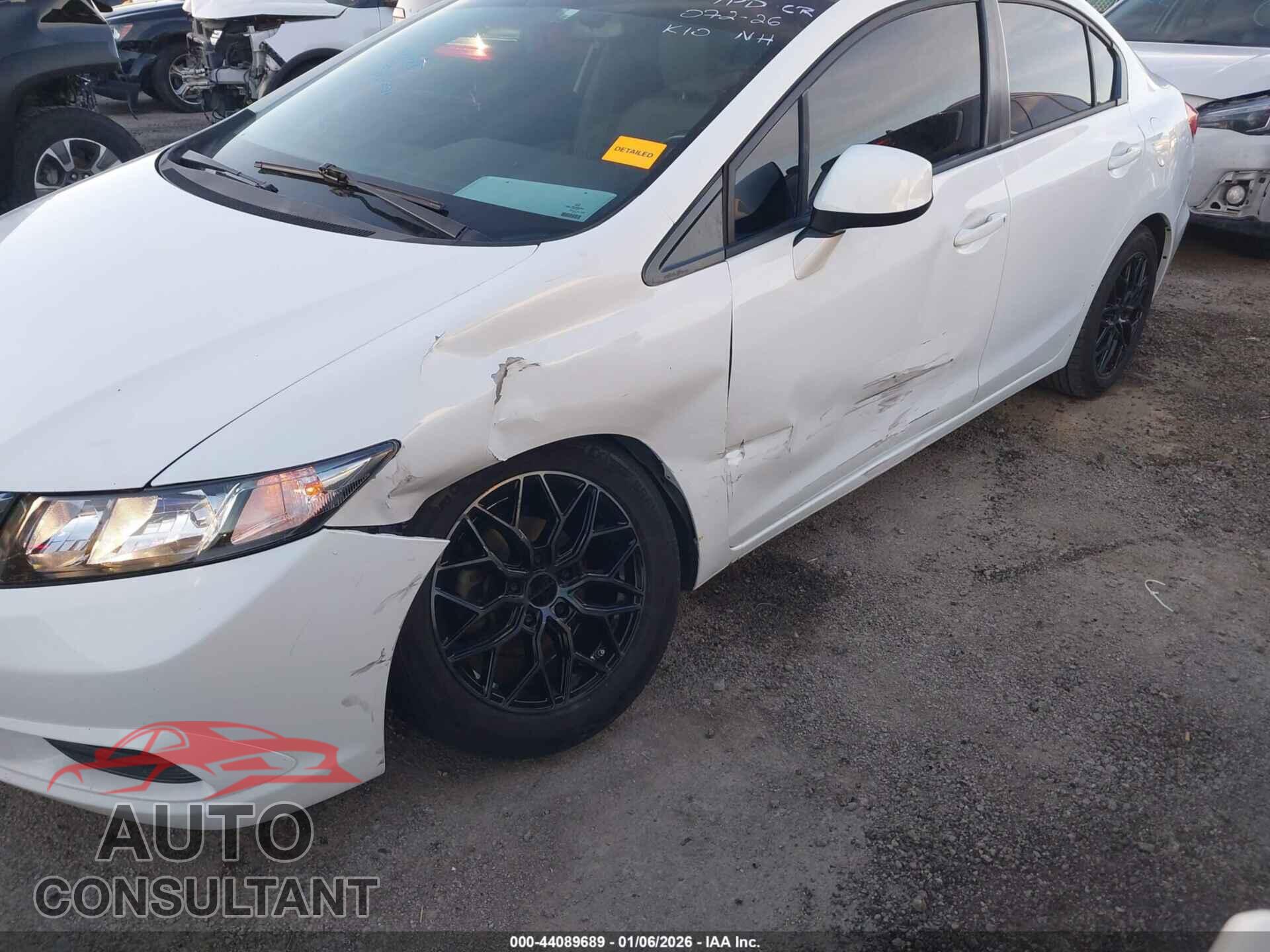 HONDA CIVIC 2012 - 2HGFB2F92CH307953