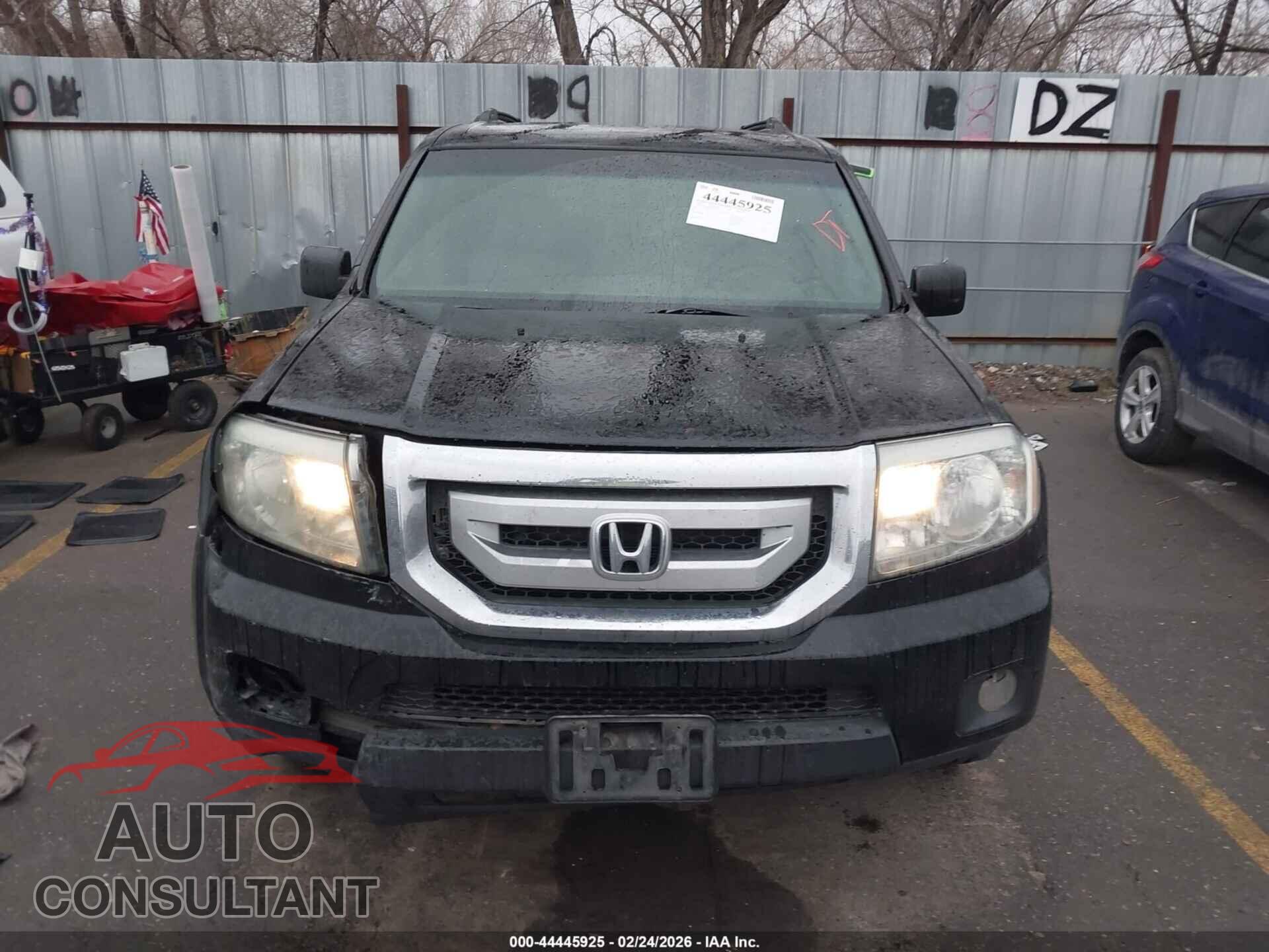 HONDA PILOT 2009 - 5FNYF48459B052593