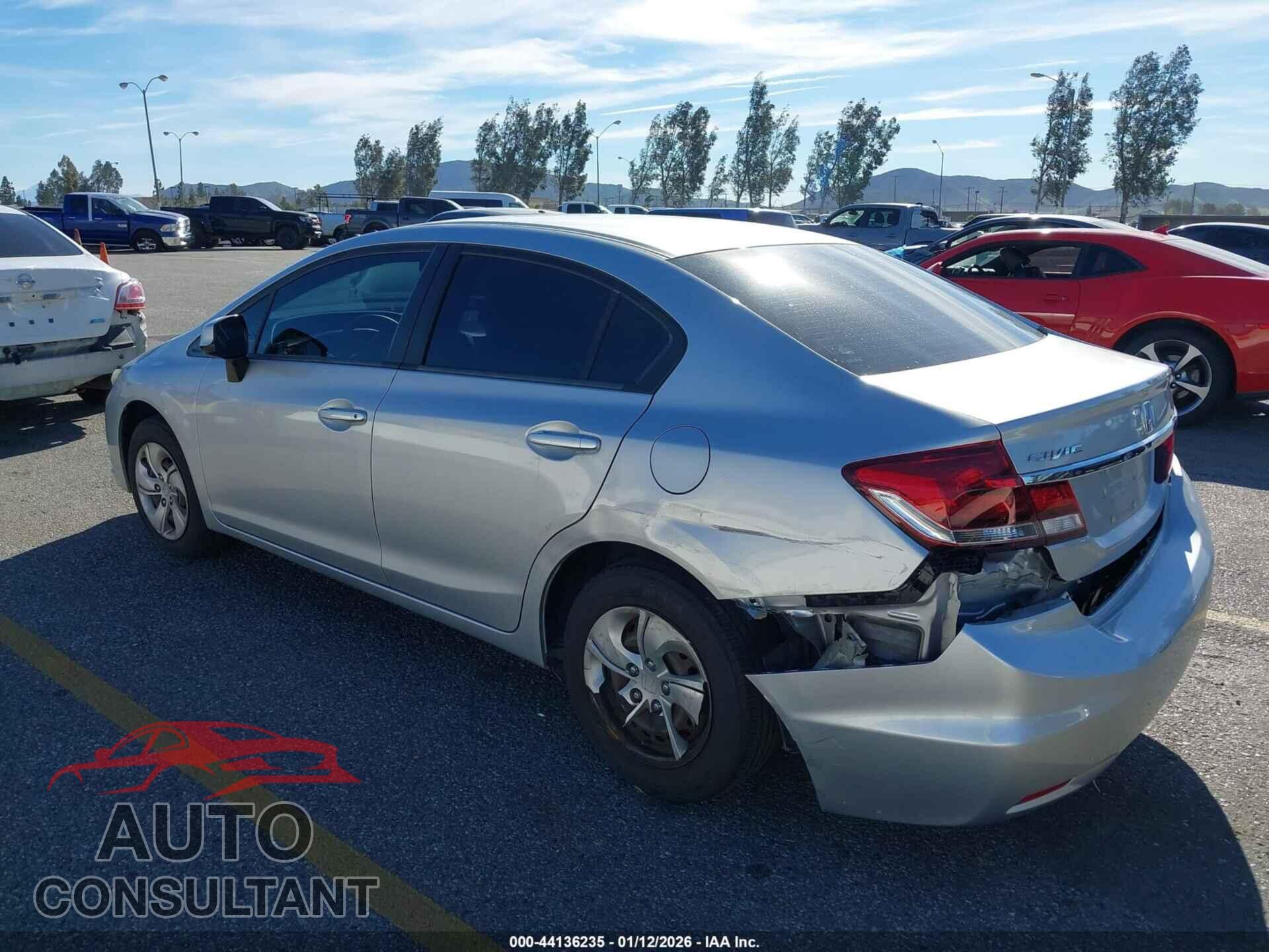 HONDA CIVIC 2013 - 19XFB2F59DE258694