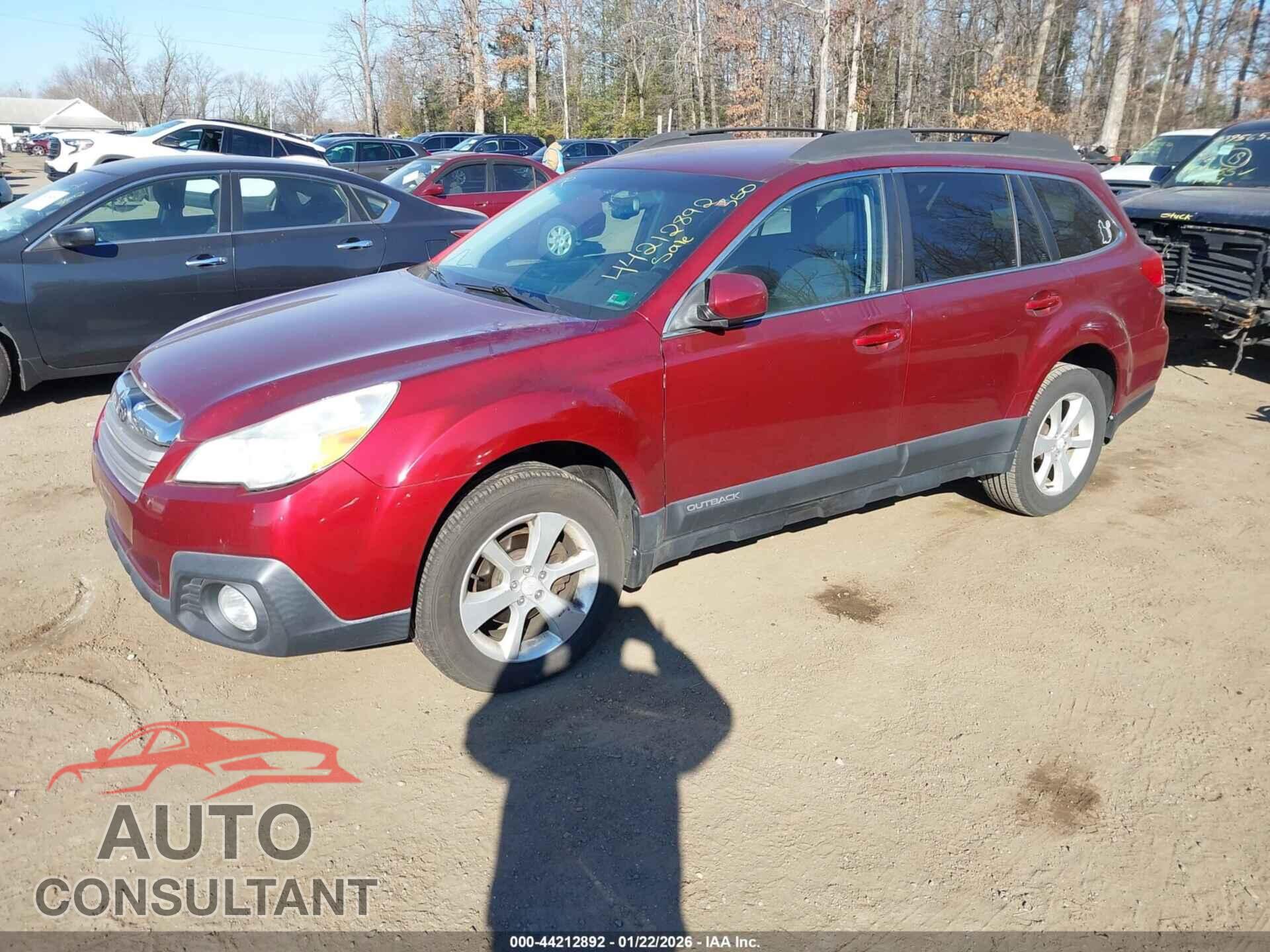 SUBARU OUTBACK 2014 - 4S4BRBCC8E3269980