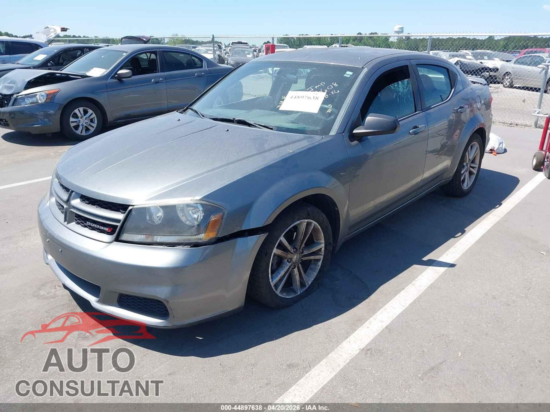 DODGE AVENGER 2013 - 1C3CDZAG1DN753485