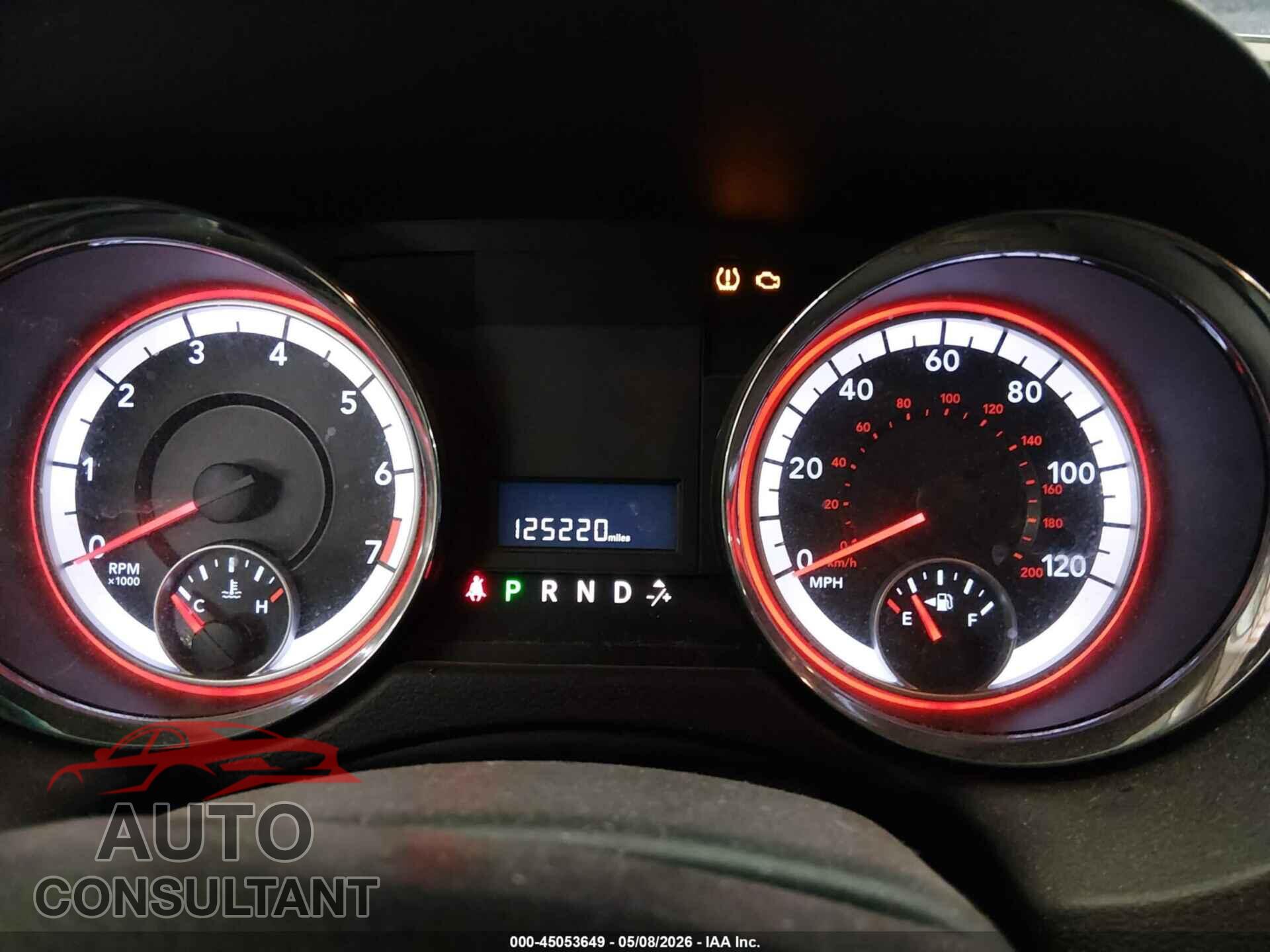 DODGE GRAND CARAVAN 2012 - 2C4RDGBG5CR243103