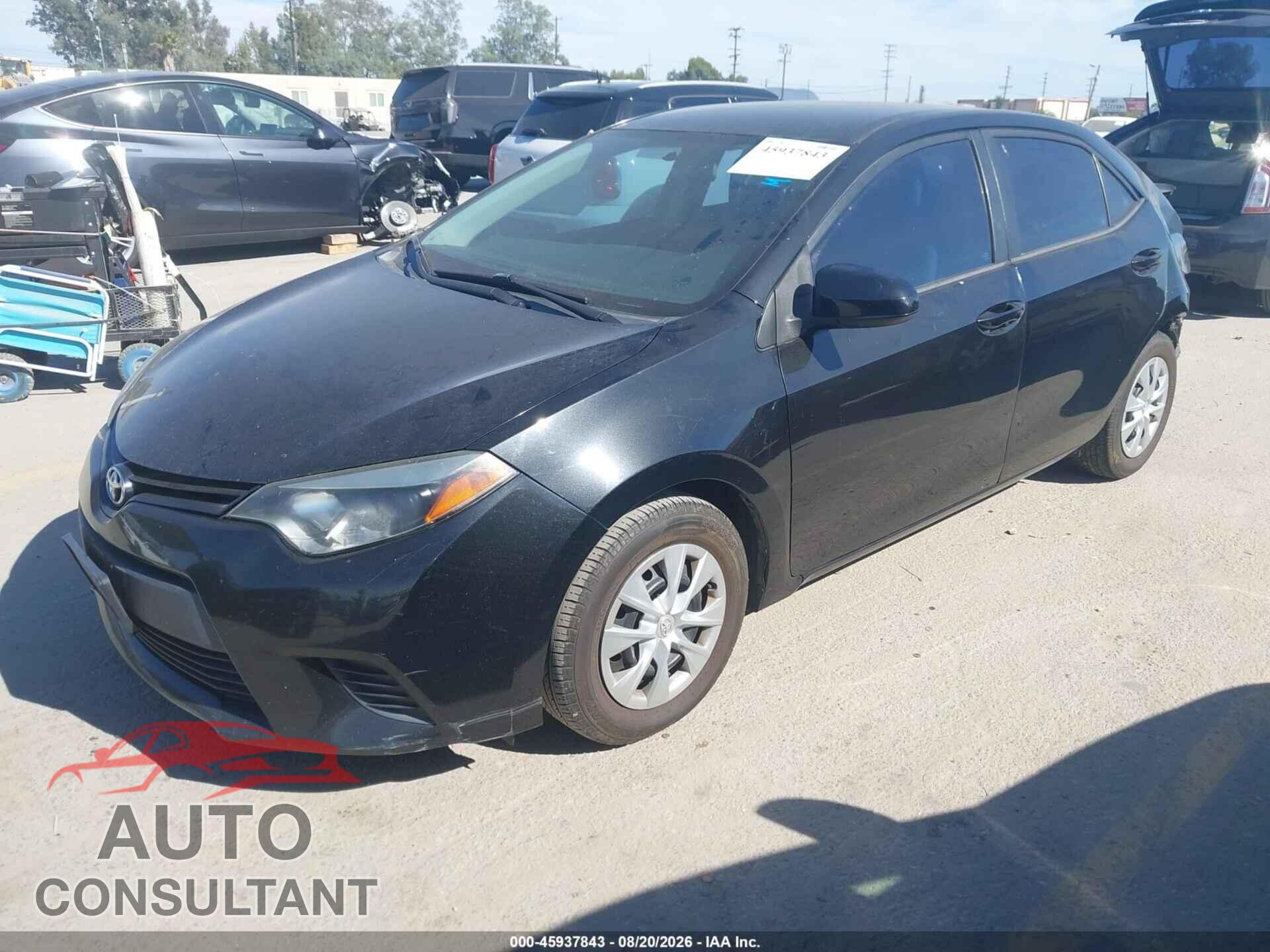 TOYOTA COROLLA 2016 - 5YFBURHE2GP513042