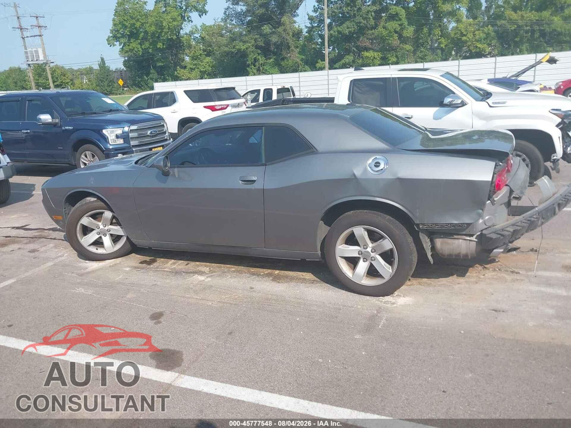 DODGE CHALLENGER 2012 - 2C3CDYAG8CH262204