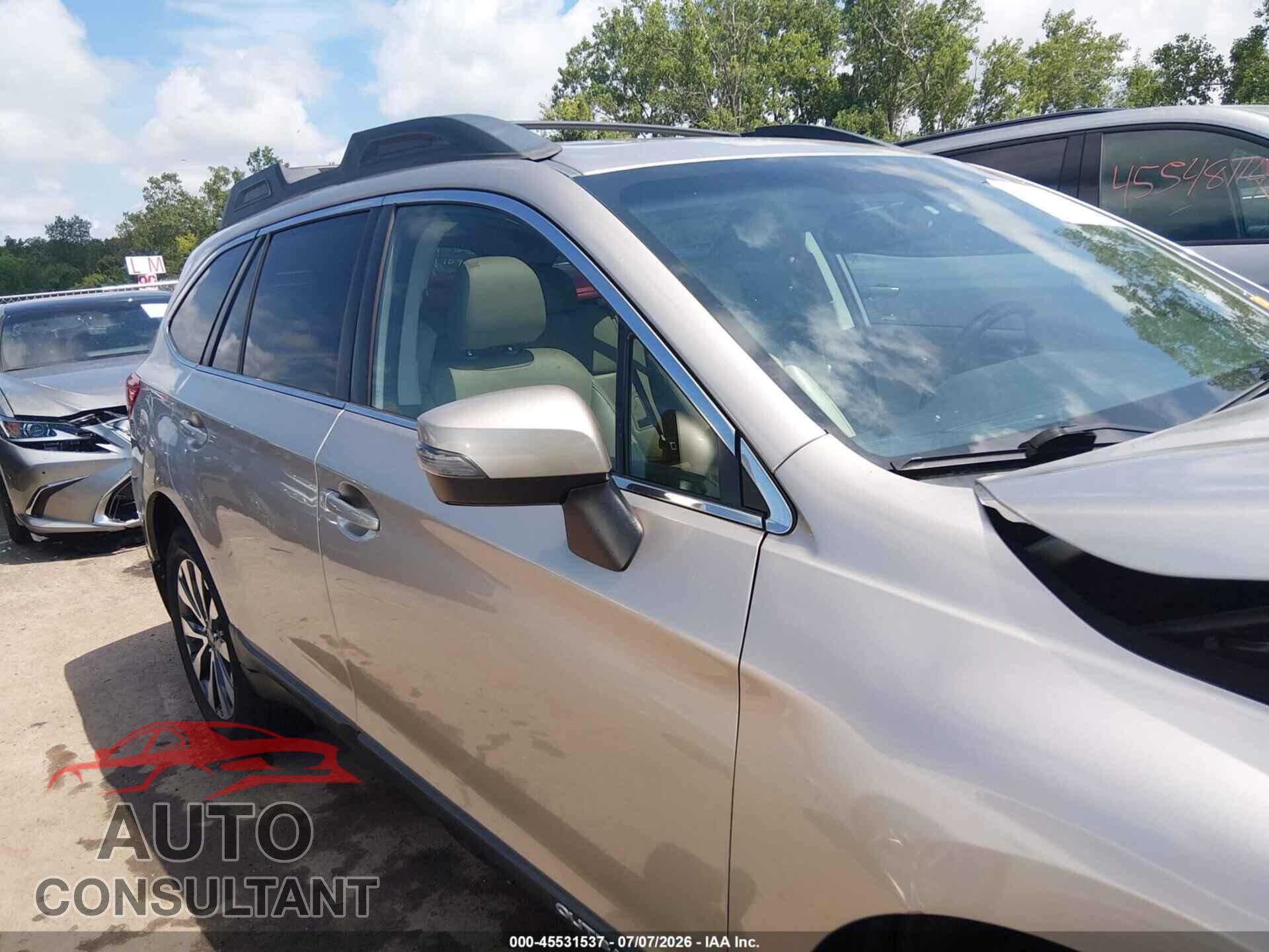 SUBARU OUTBACK 2015 - 4S4BSBLC0F3206796