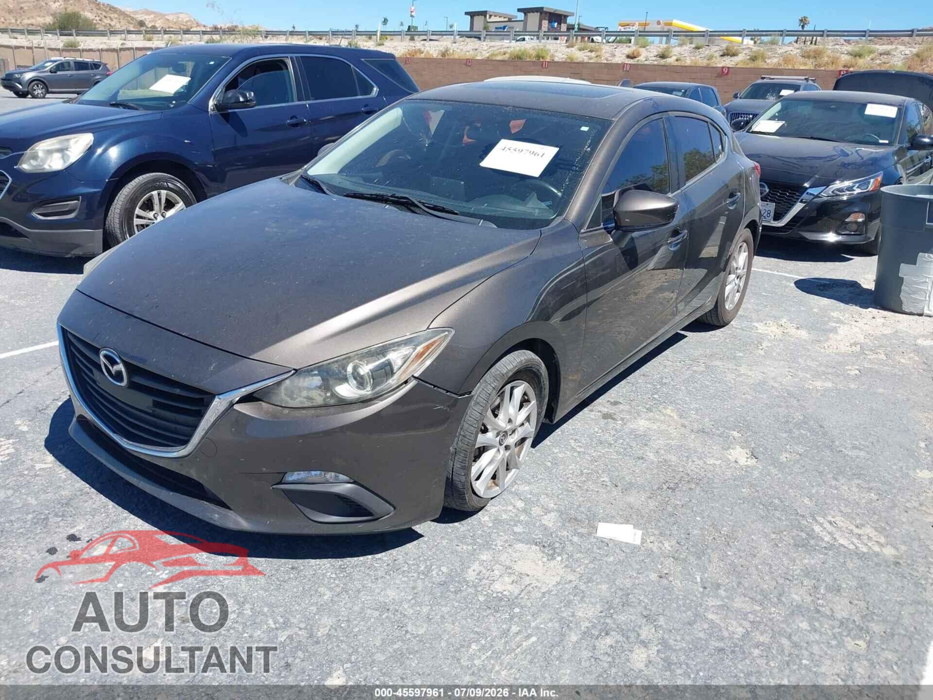 MAZDA MAZDA3 2014 - JM1BM1M76E1102396