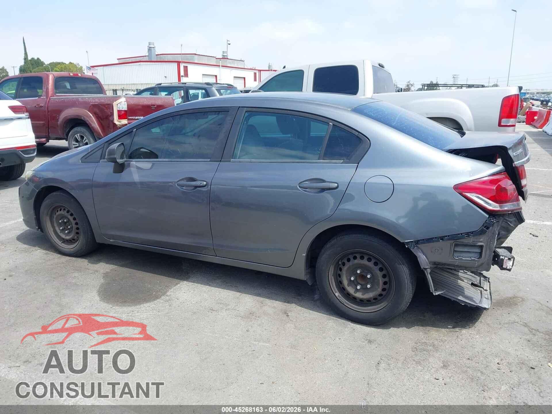 HONDA CIVIC 2013 - 19XFB2F52DE272159