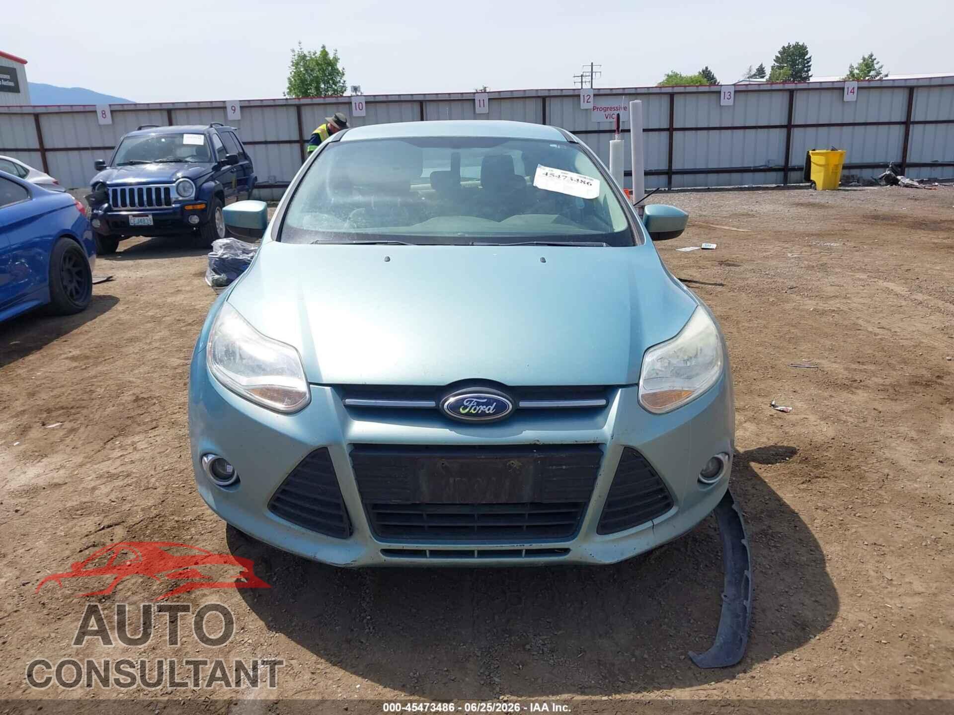 FORD FOCUS 2012 - 1FAHP3F22CL372909