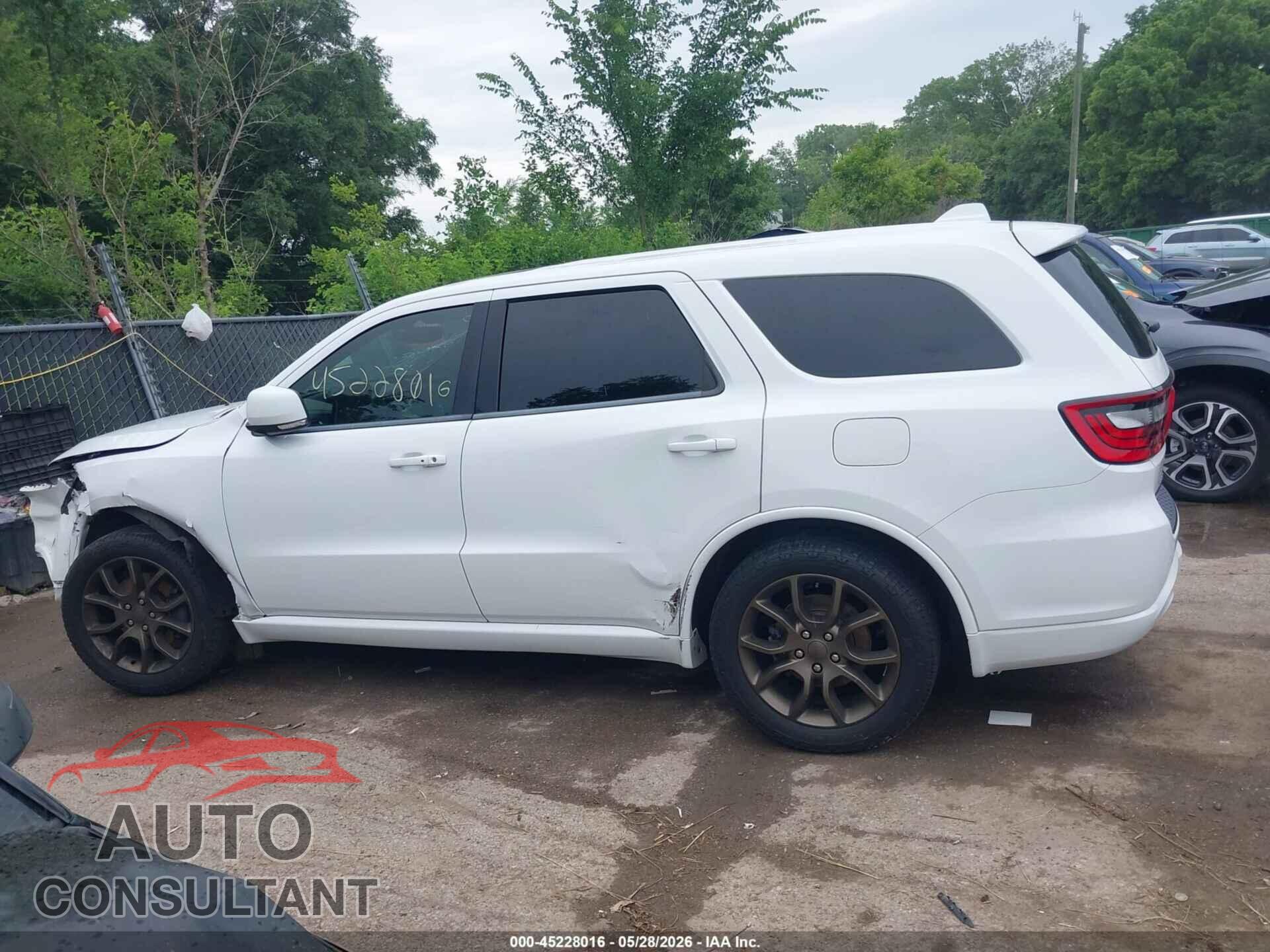 DODGE DURANGO 2017 - 1C4SDJCT4HC763044