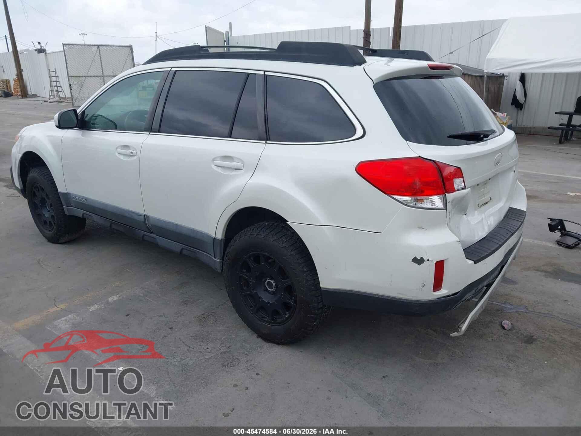 SUBARU OUTBACK 2013 - 4S4BRBCCXD3305019