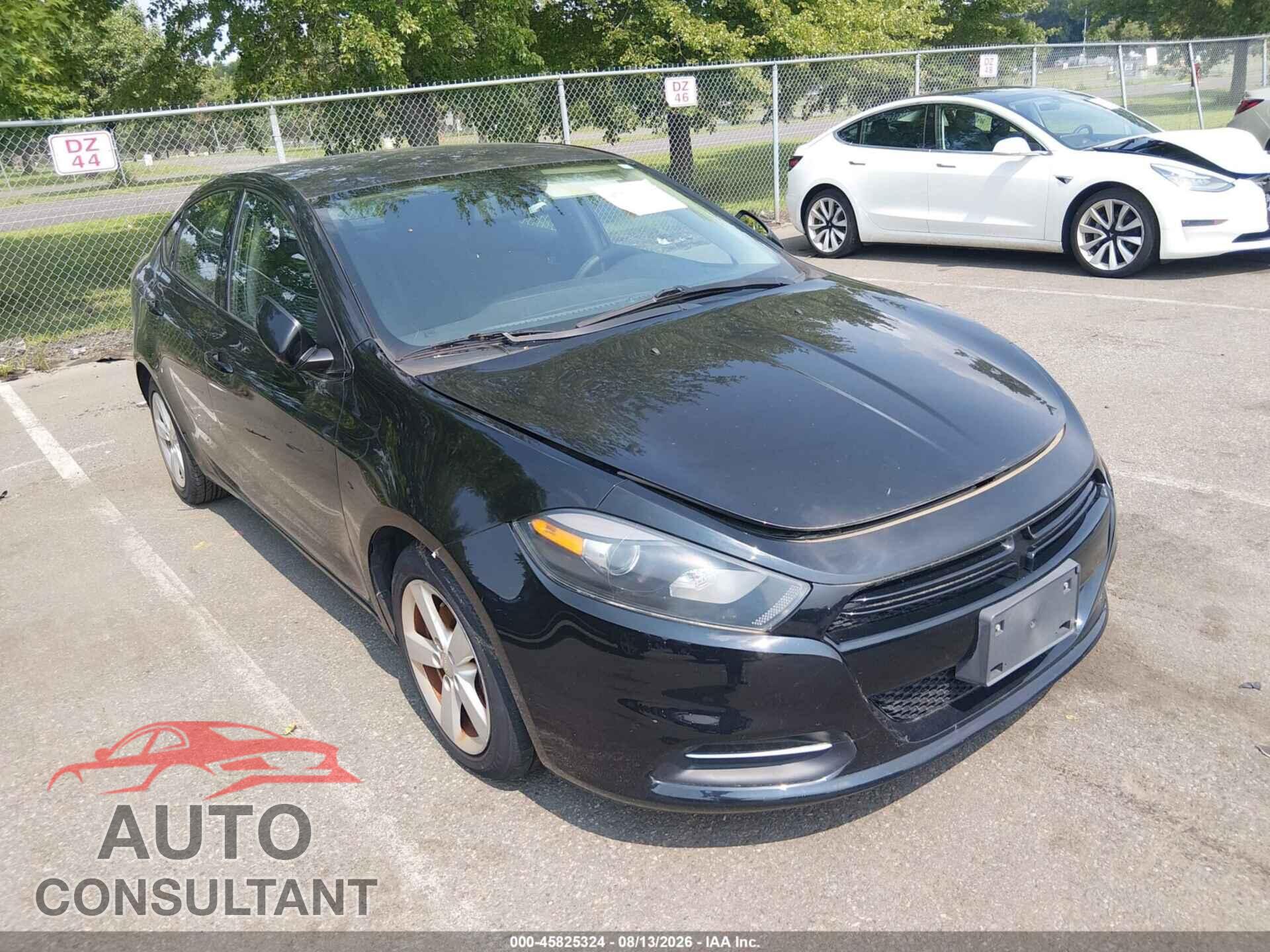 DODGE DART 2015 - 1C3CDFBB2FD302561