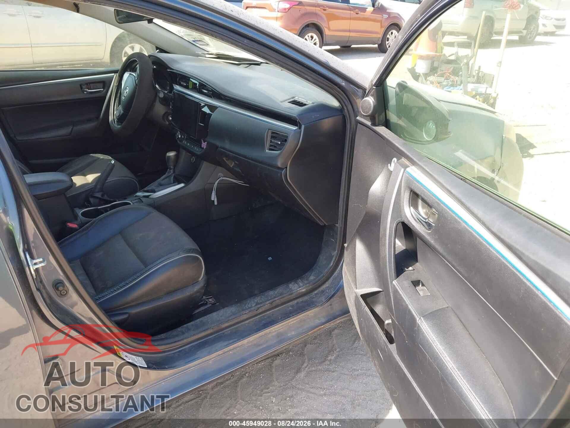 TOYOTA COROLLA 2015 - 5YFBURHE0FP254792