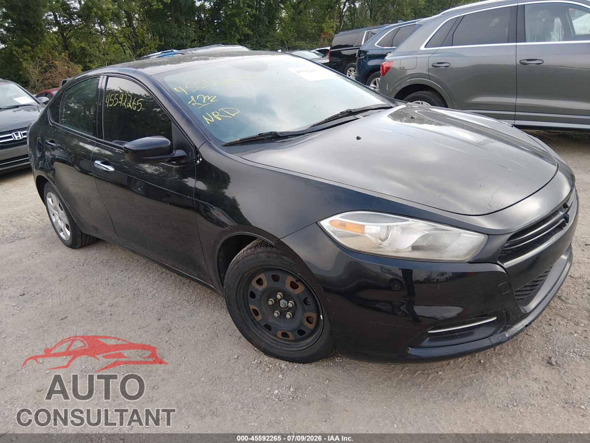 DODGE DART 2013 - 1C3CDFAA1DD727453