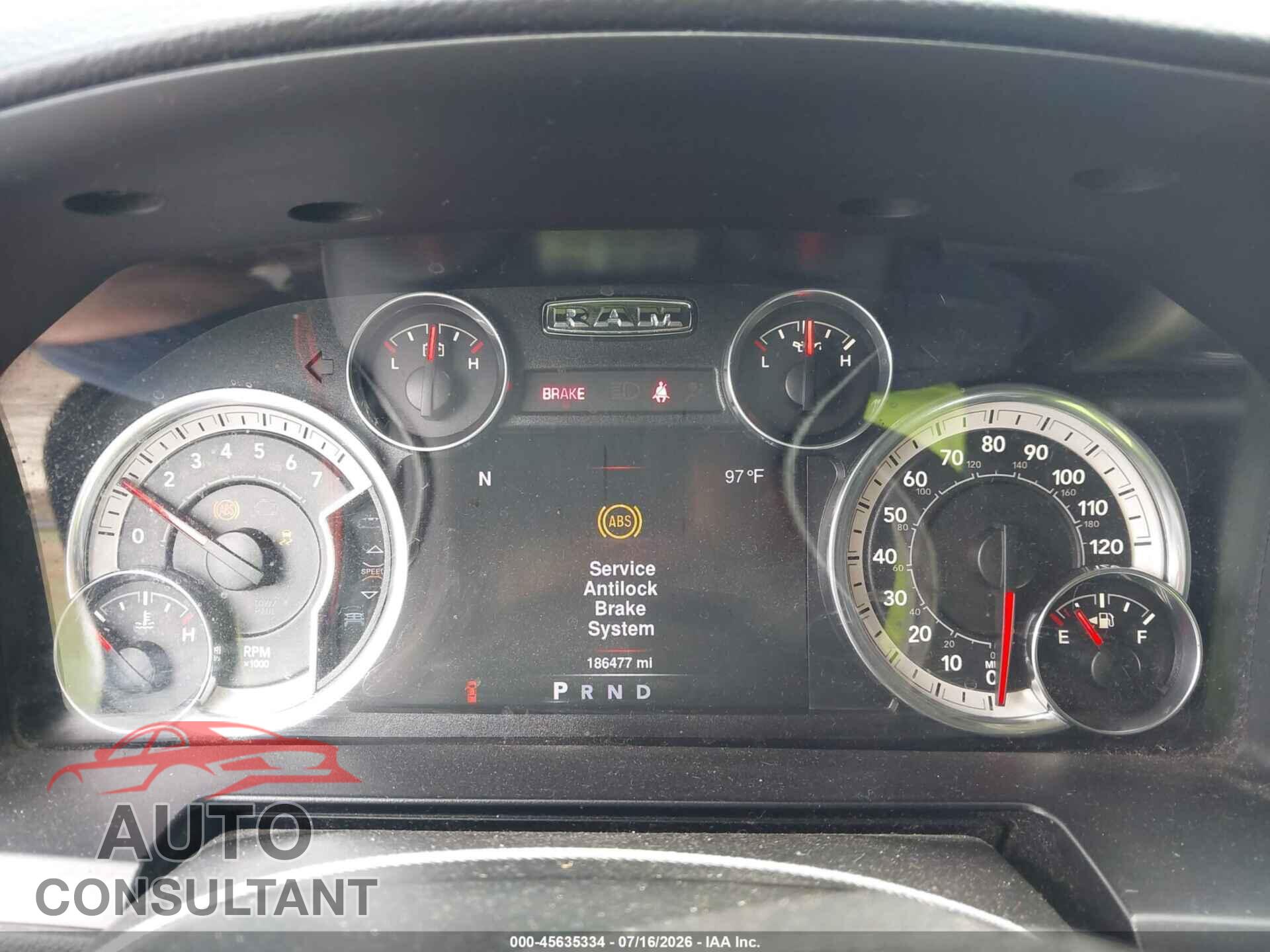 RAM 1500 2016 - 1C6RR7NT7GS308765