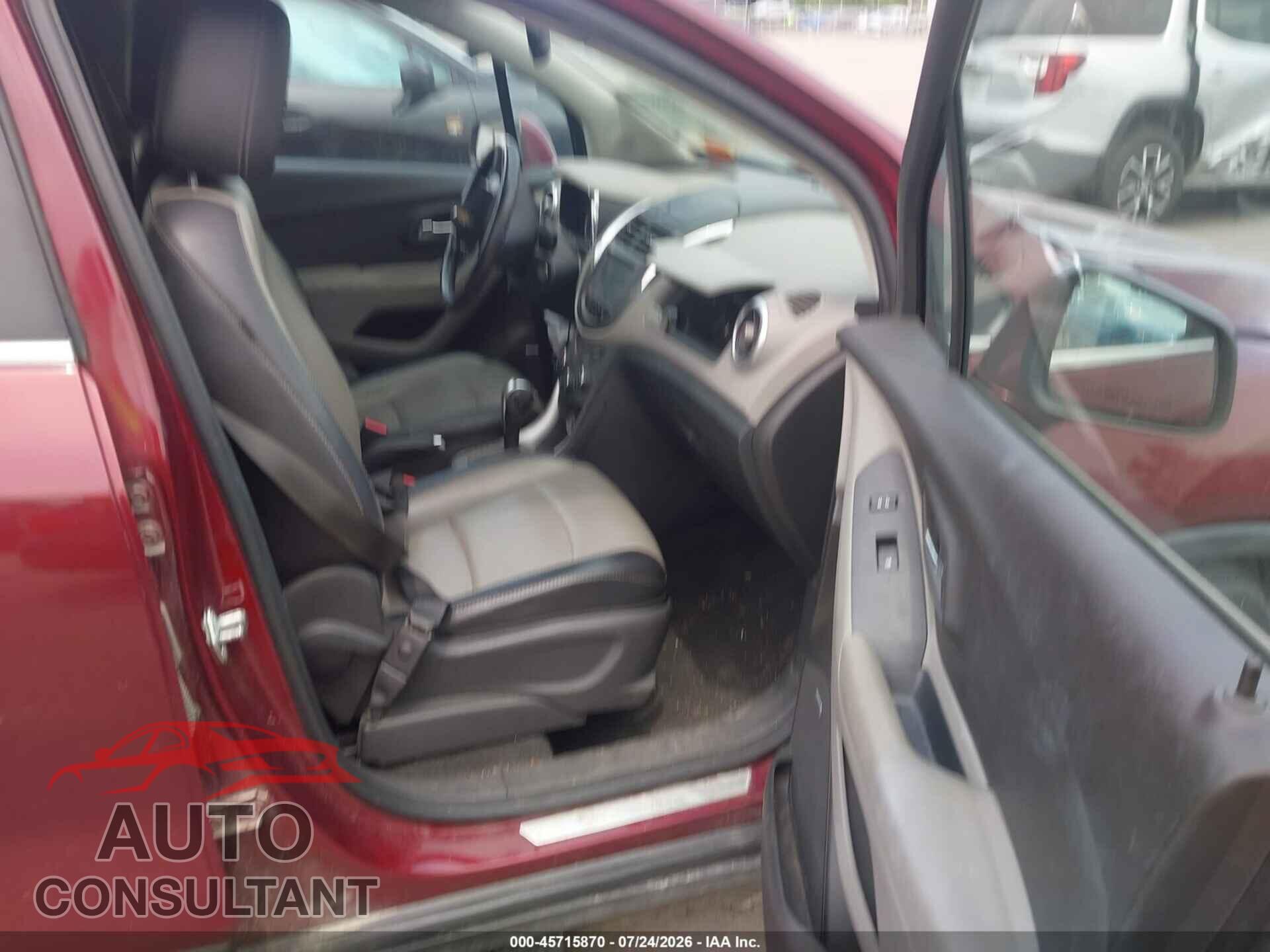 CHEVROLET TRAX 2016 - 3GNCJMSB7GL166360