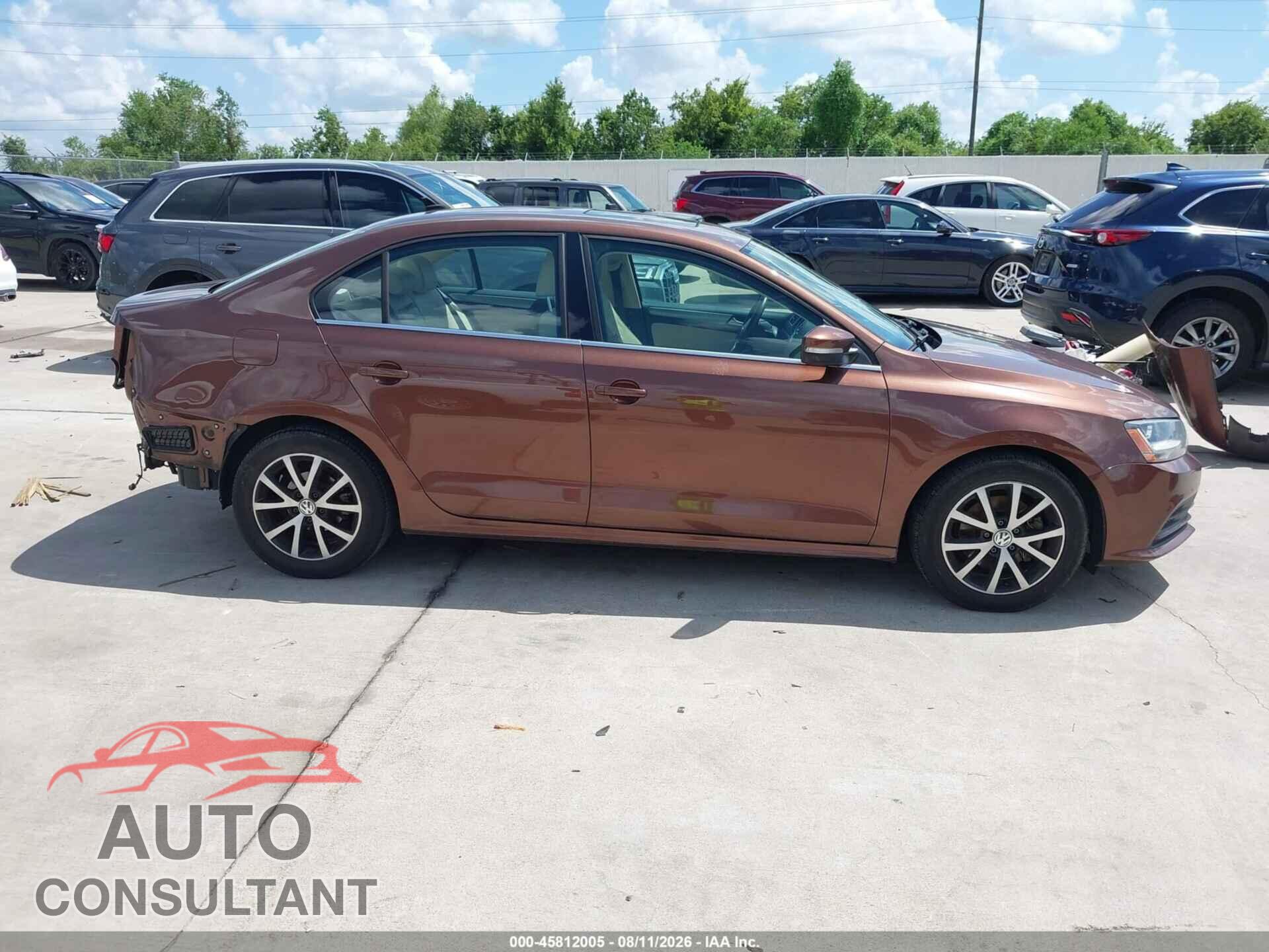 VOLKSWAGEN JETTA 2017 - 3VWDB7AJ5HM241392
