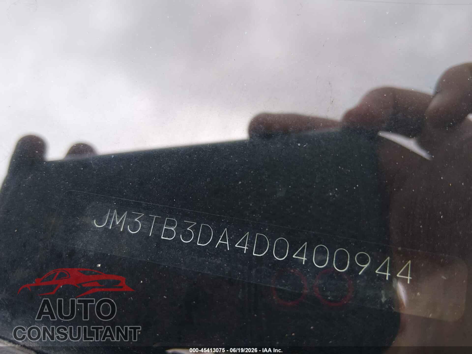MAZDA CX-9 2013 - JM3TB3DA4D0400944