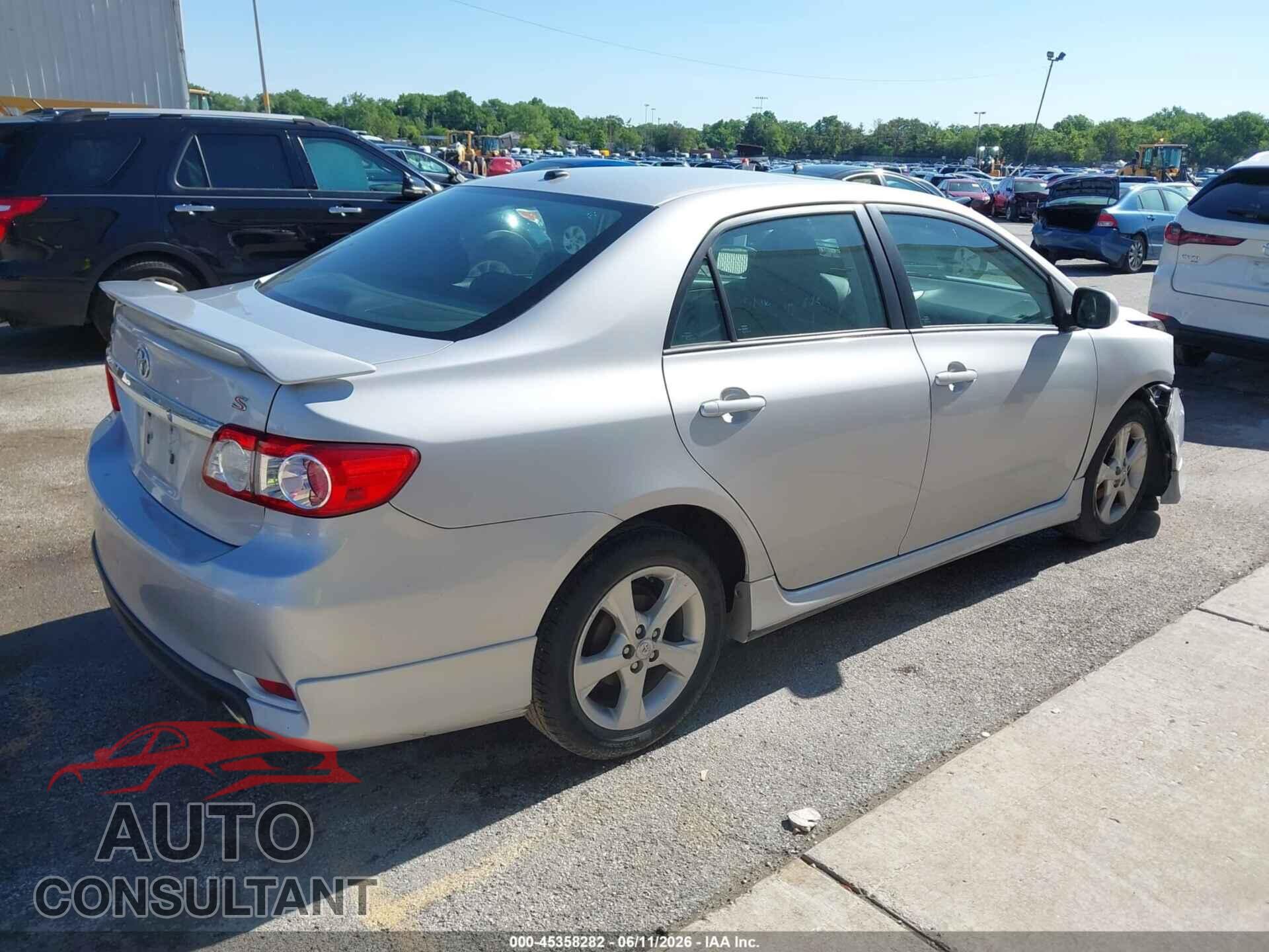 TOYOTA COROLLA 2012 - 2T1BU4EE7CC813290